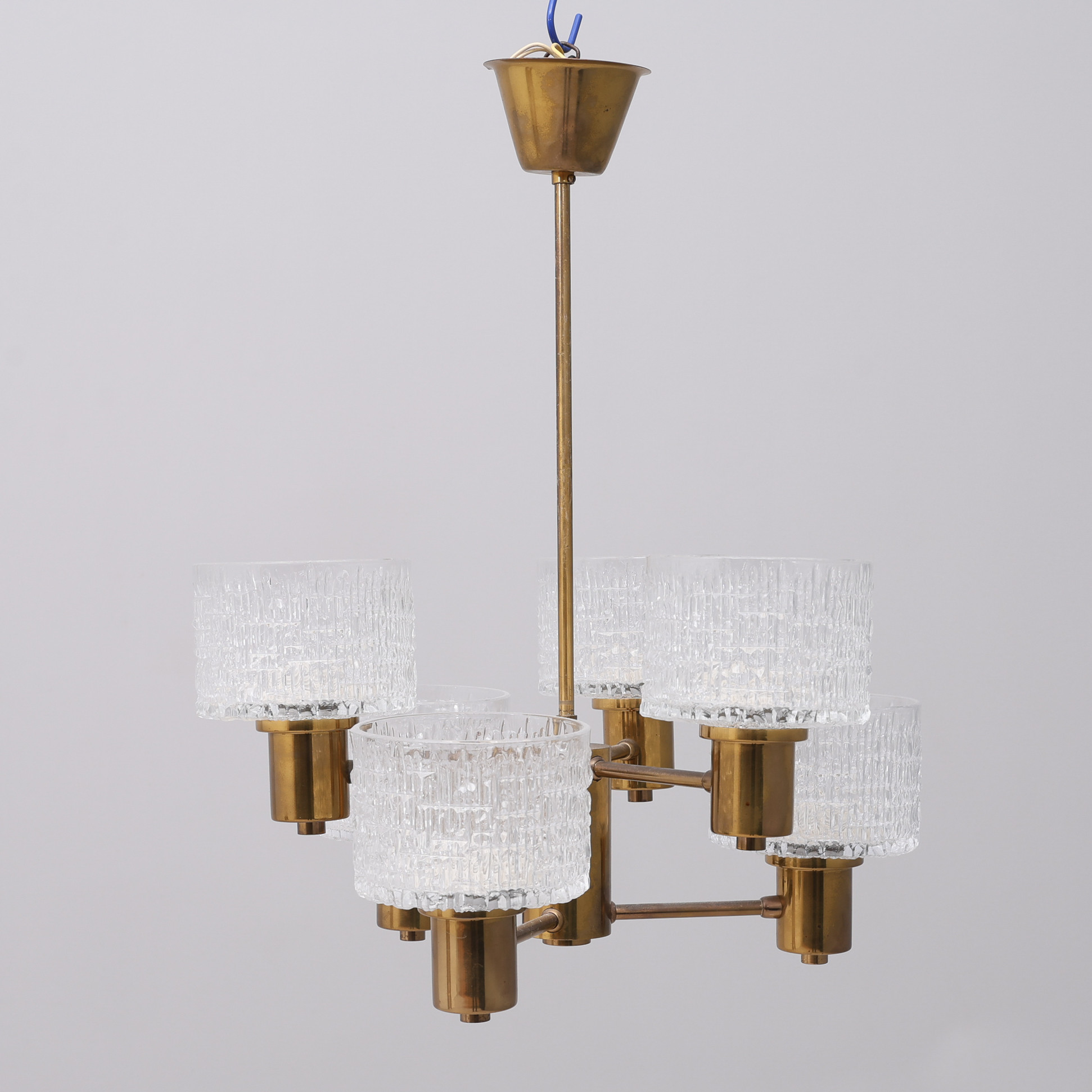 TAKLAMPA, MÄSSING & KRISTALL, 1960-TAL.