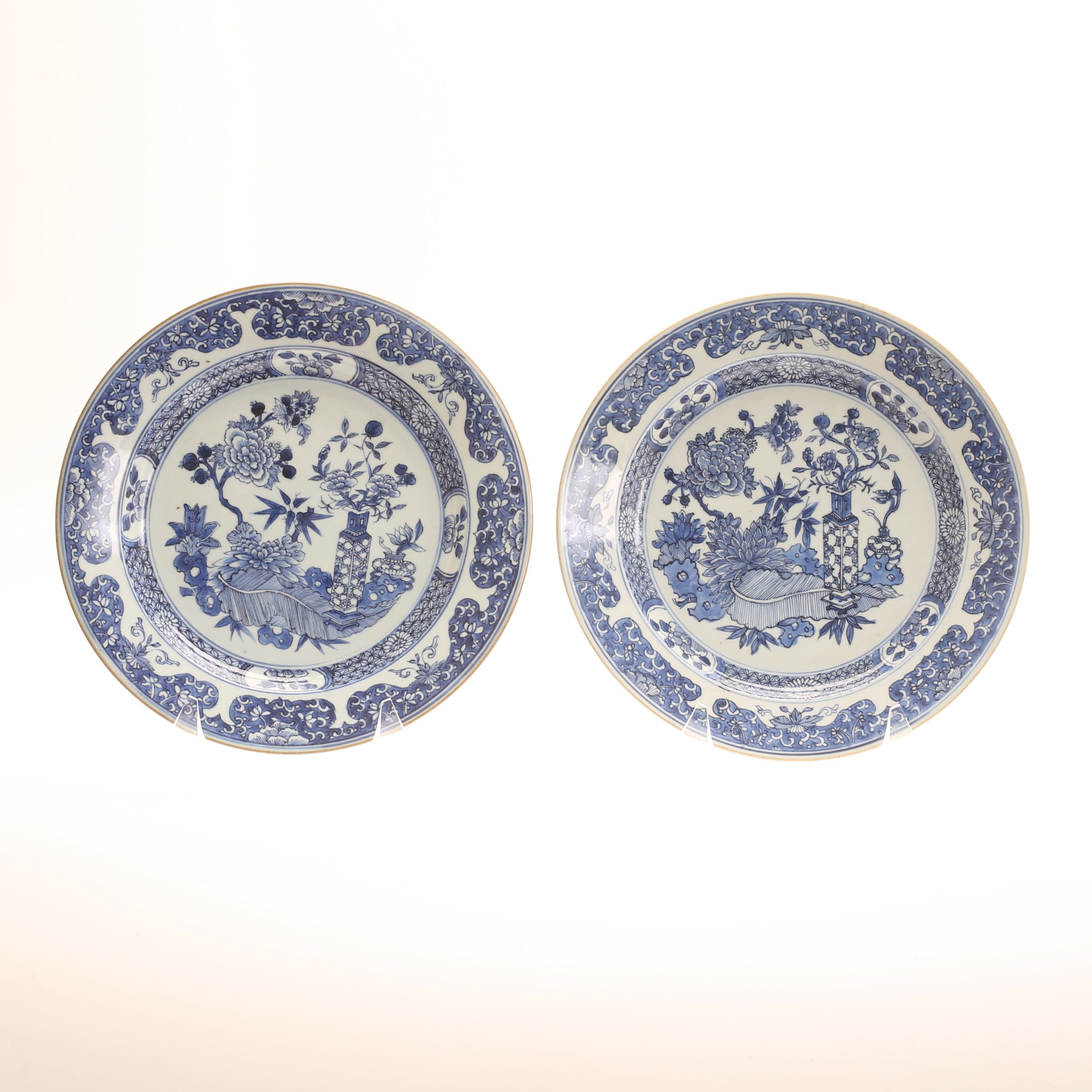 FAT, 2 stycken, Qianlong (1736-95), Kina.