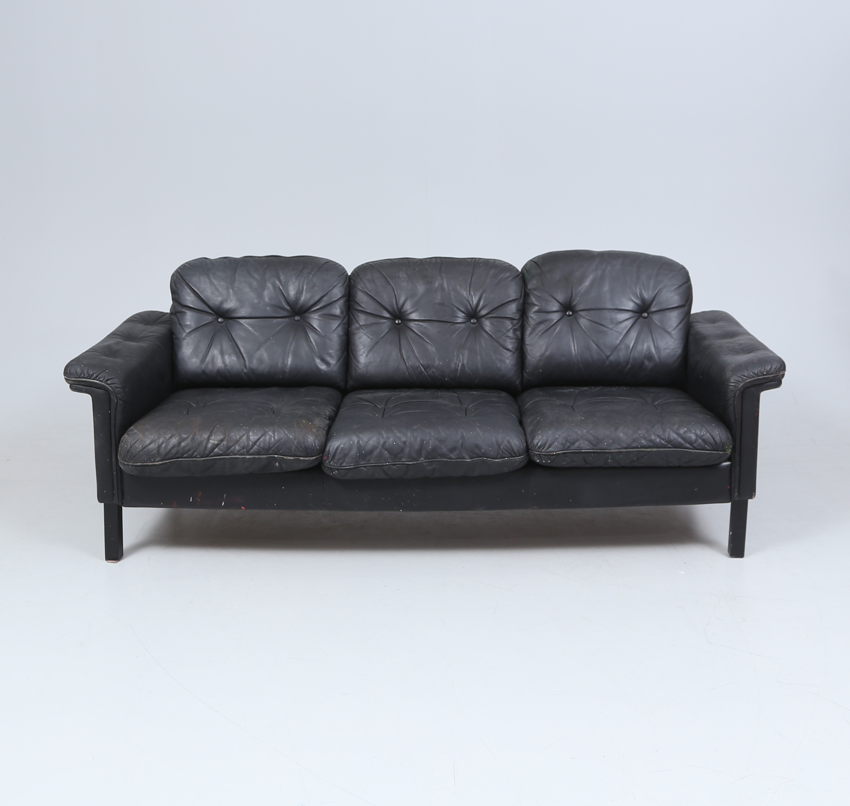 SOFFA, läder, 1960/70-tal.