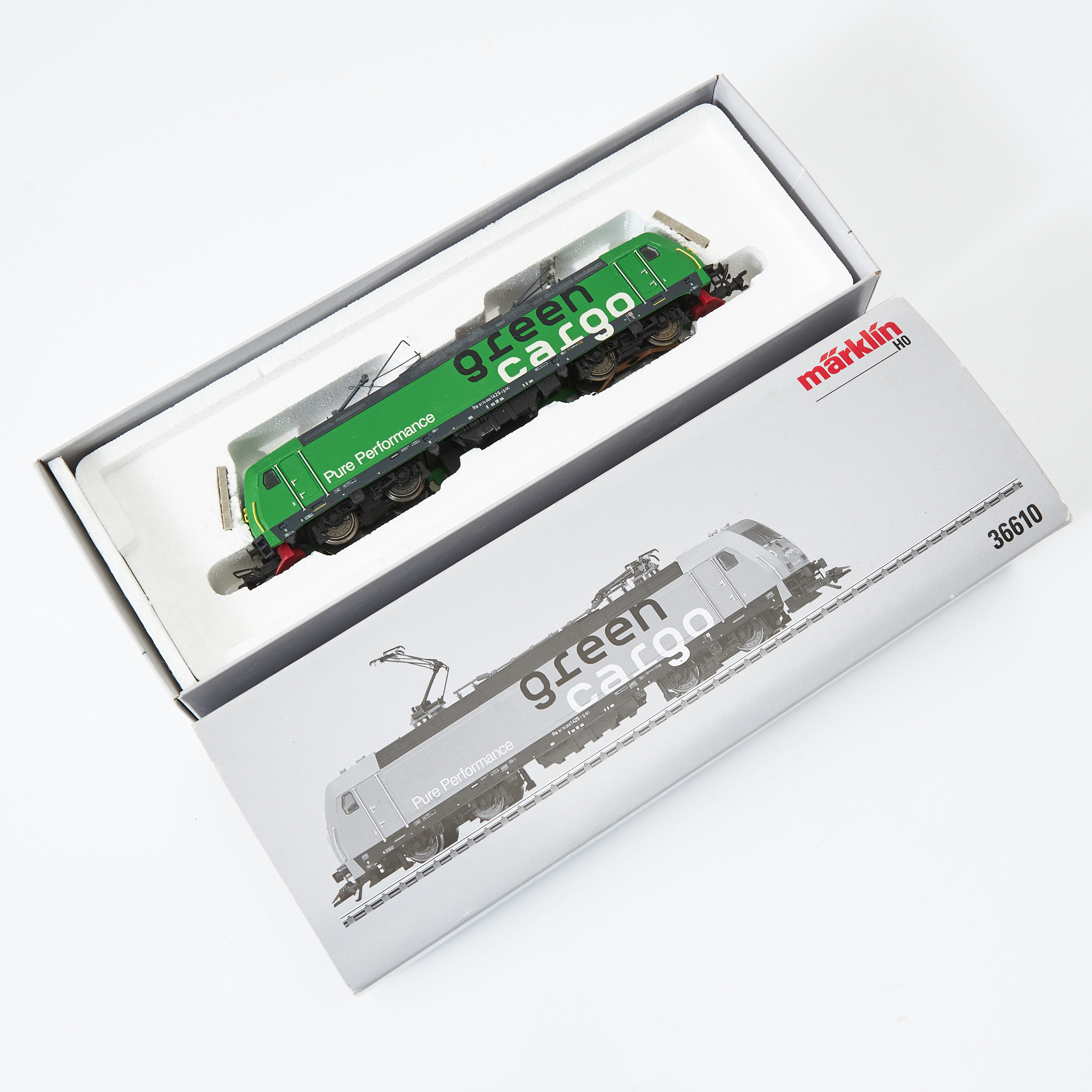 MÄRKLIN 36610 SJ:s elektrolok green cargo, H0.