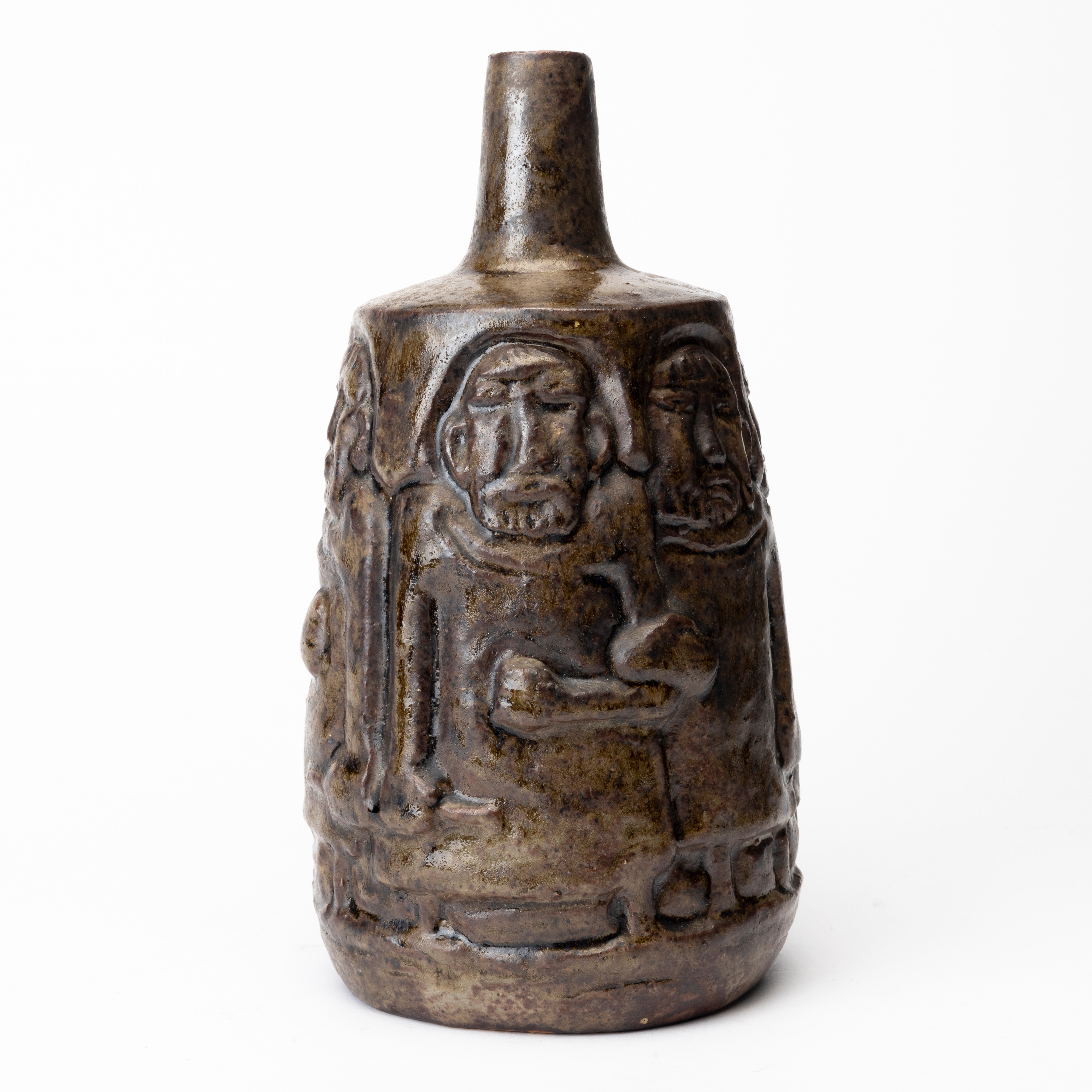 ÅKE HOLM. "Brödraskapet", lampfot, signerad.1900-talets mitt.