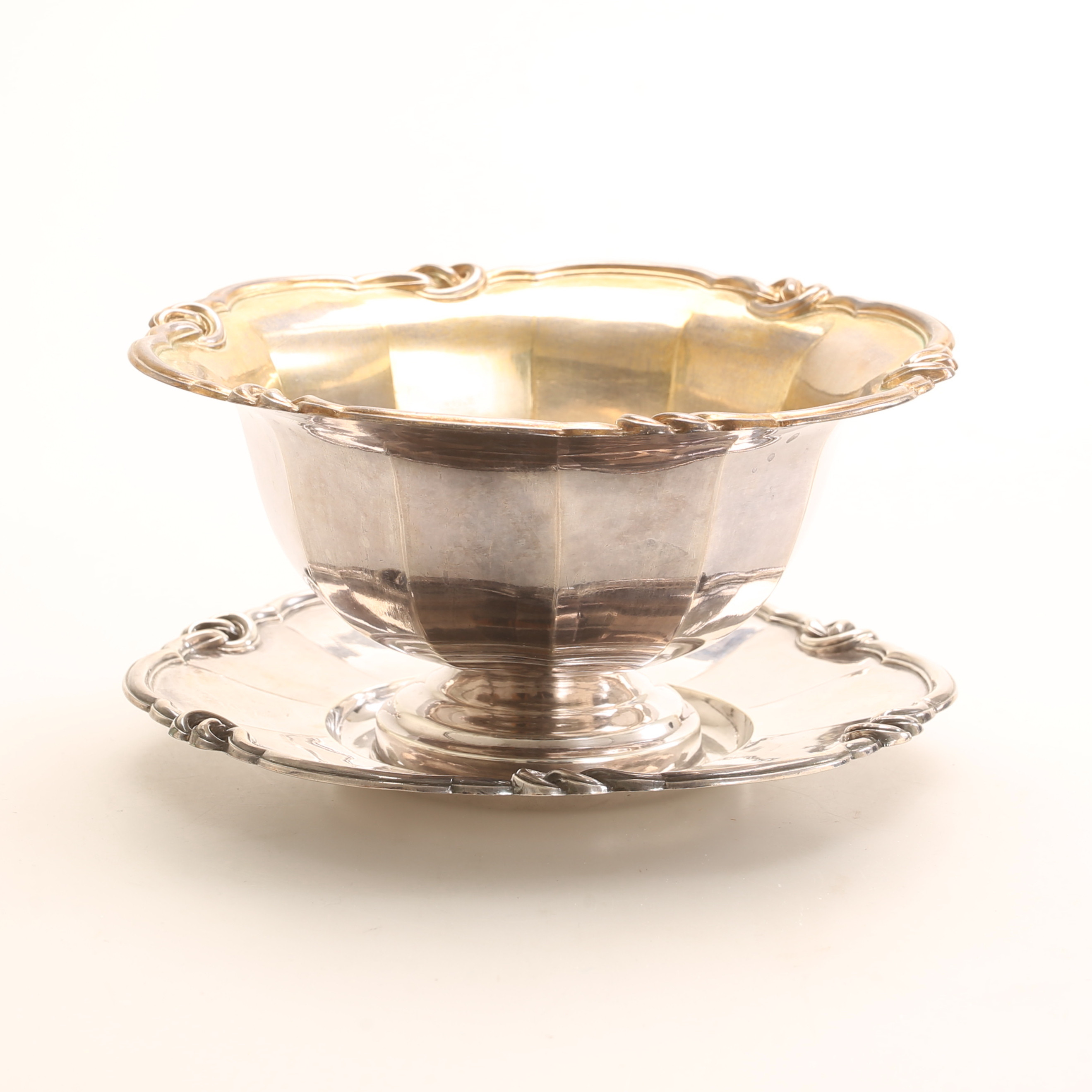 SÅSSKÅL, silver, Gustav Möllenborg, Stockholm 1873.