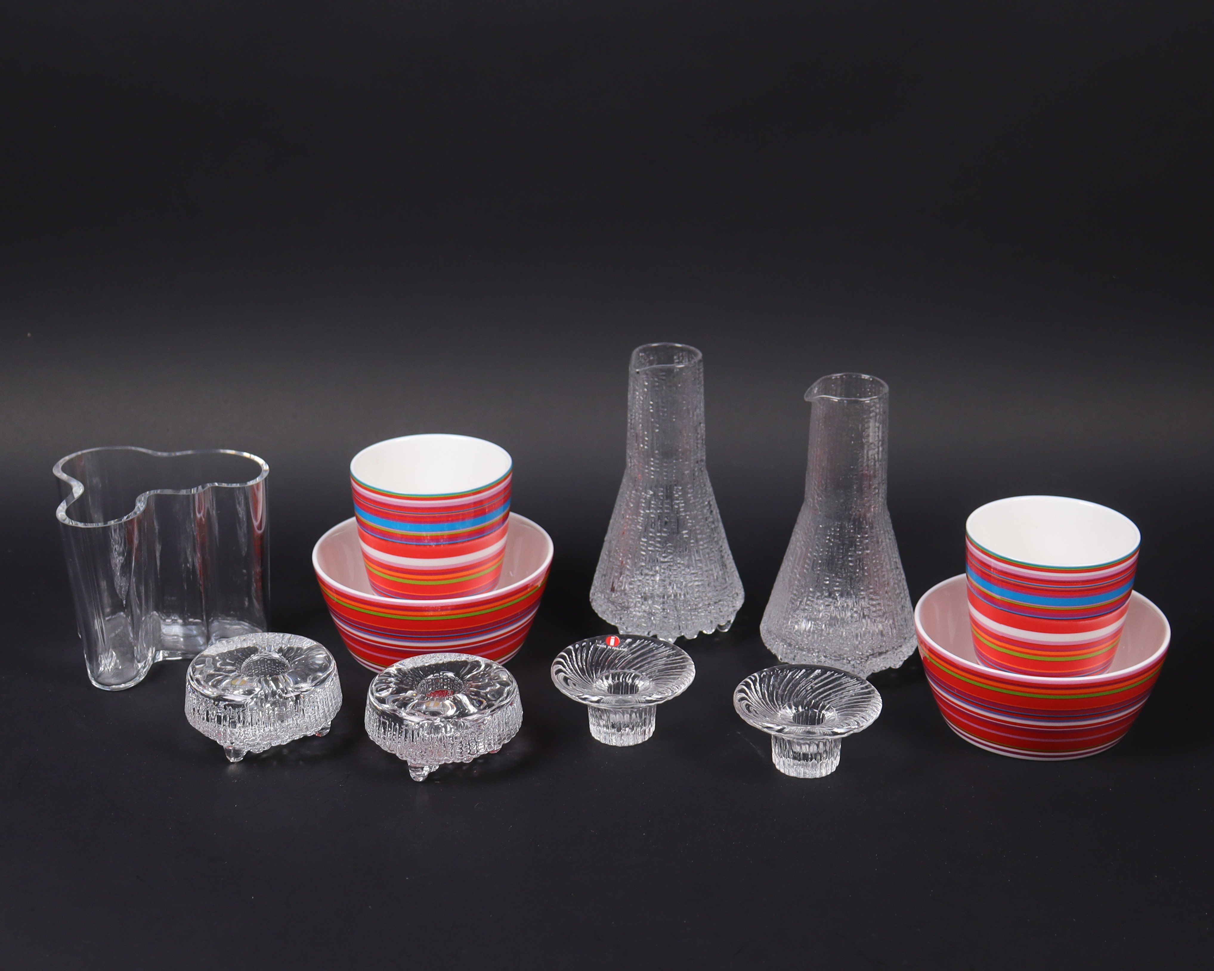 IITTALA, diverse delar, 11 st.