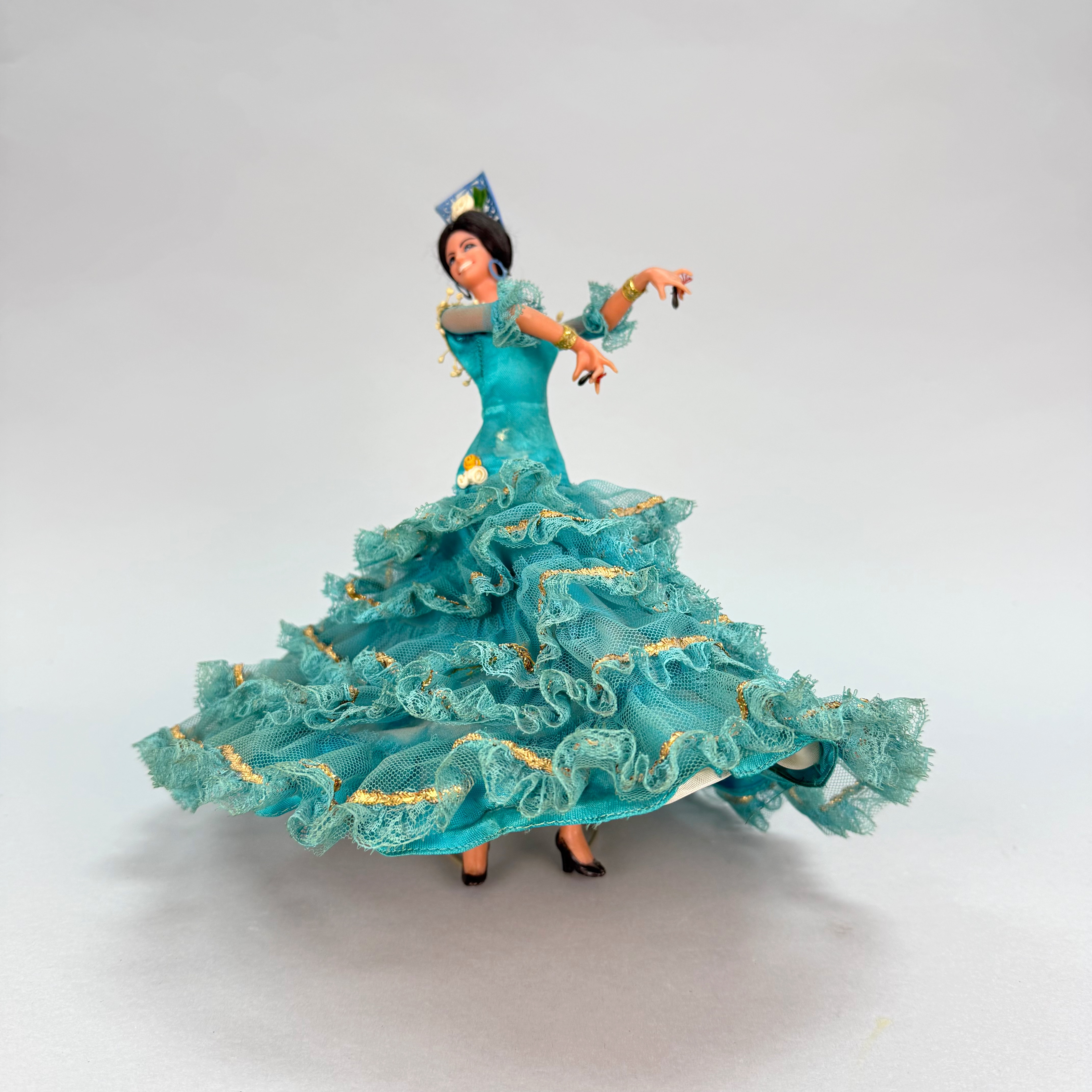 FLAMENCO DANSÖS, souvenir från Spanien 1900 talets mitt.