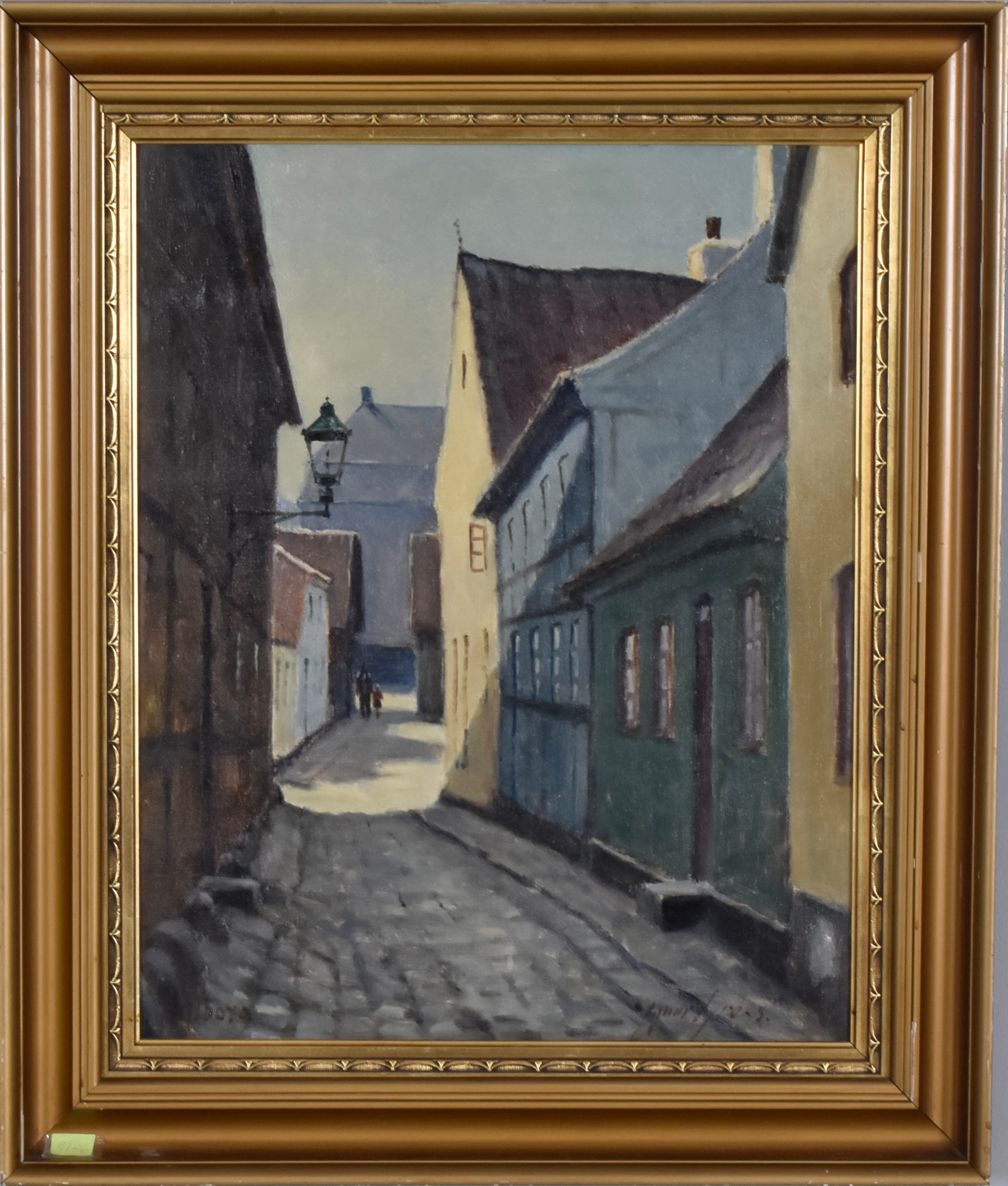 EINAR GROSS (DANISH,1895-1962). Olja på duk.
