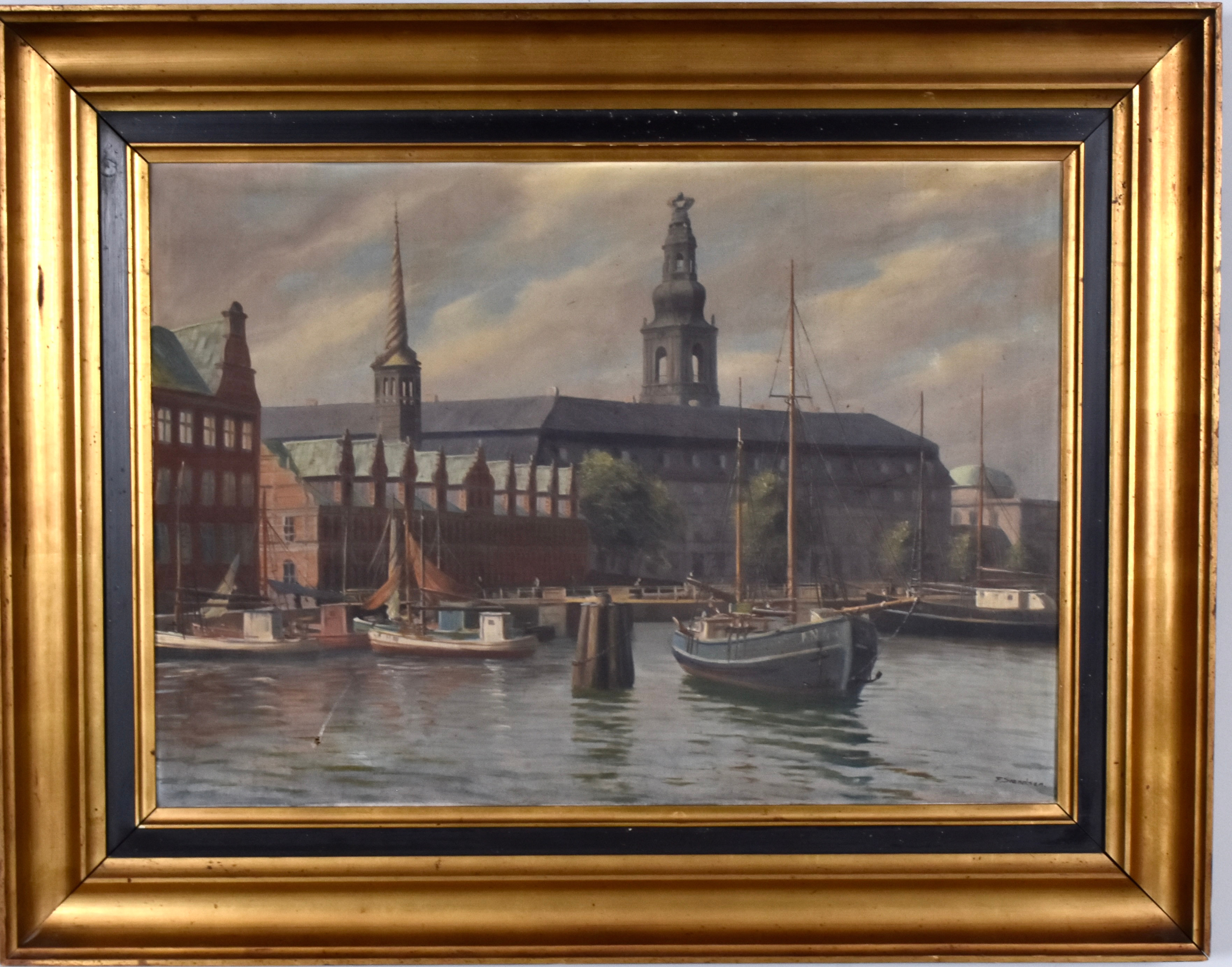 FREDERIK WILHELM SVENDSEN. Olja på duk.