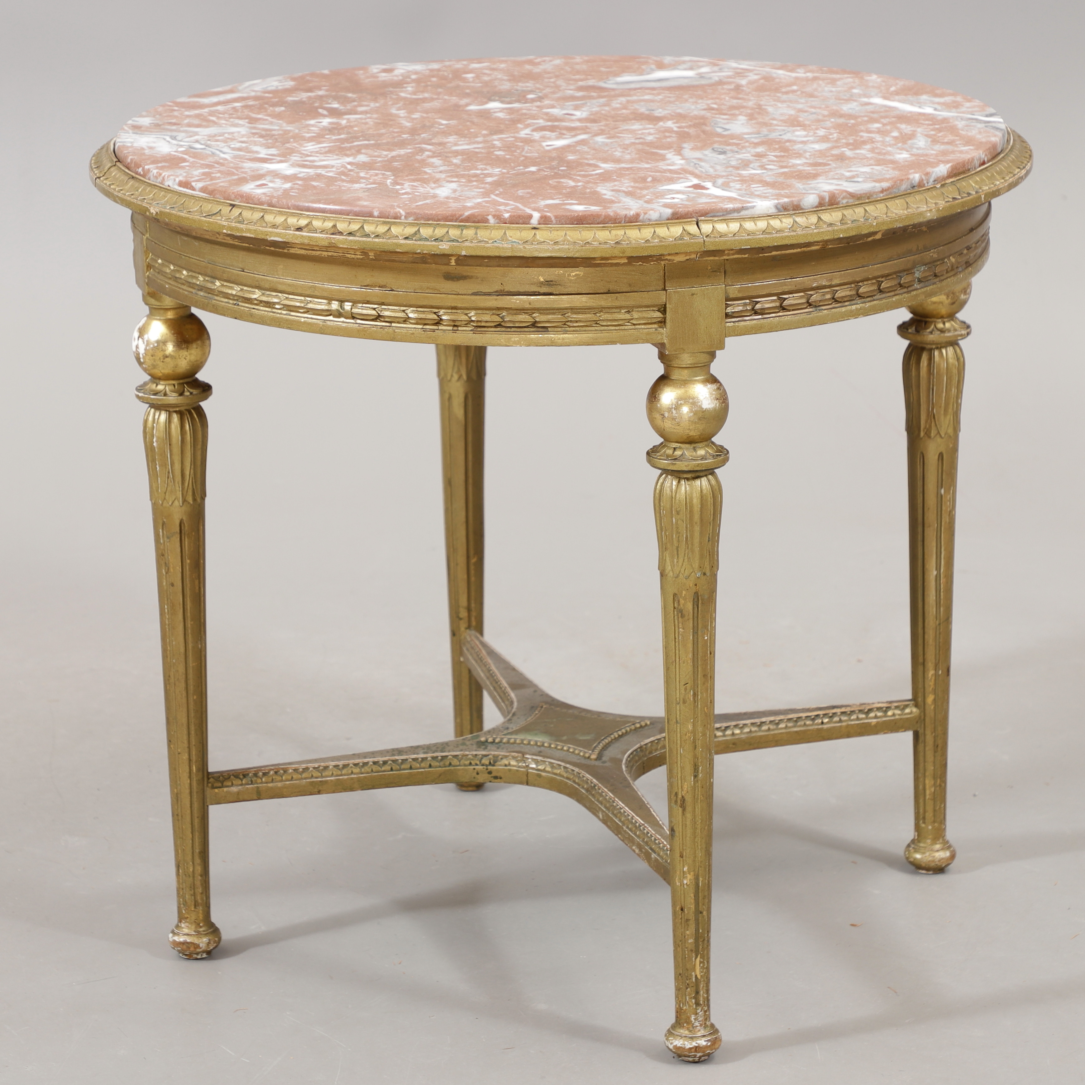 SALONGSBORD MED STENSKIVA, empirstil, E. Pettersson Möbleringsaffär, Gefle, 1800/1900-tal.