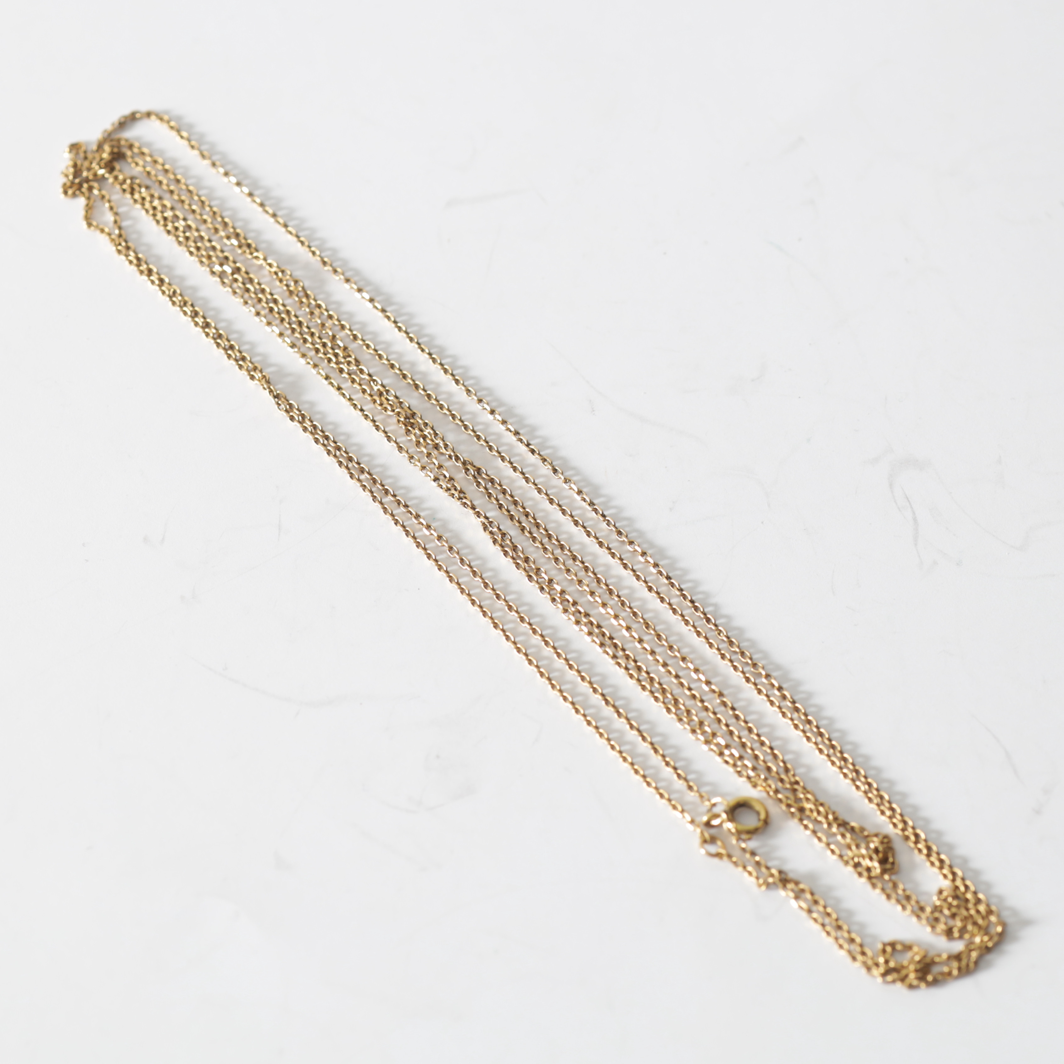 KEDJA, 18K guld. Totalvikt ca 9,7 gram.