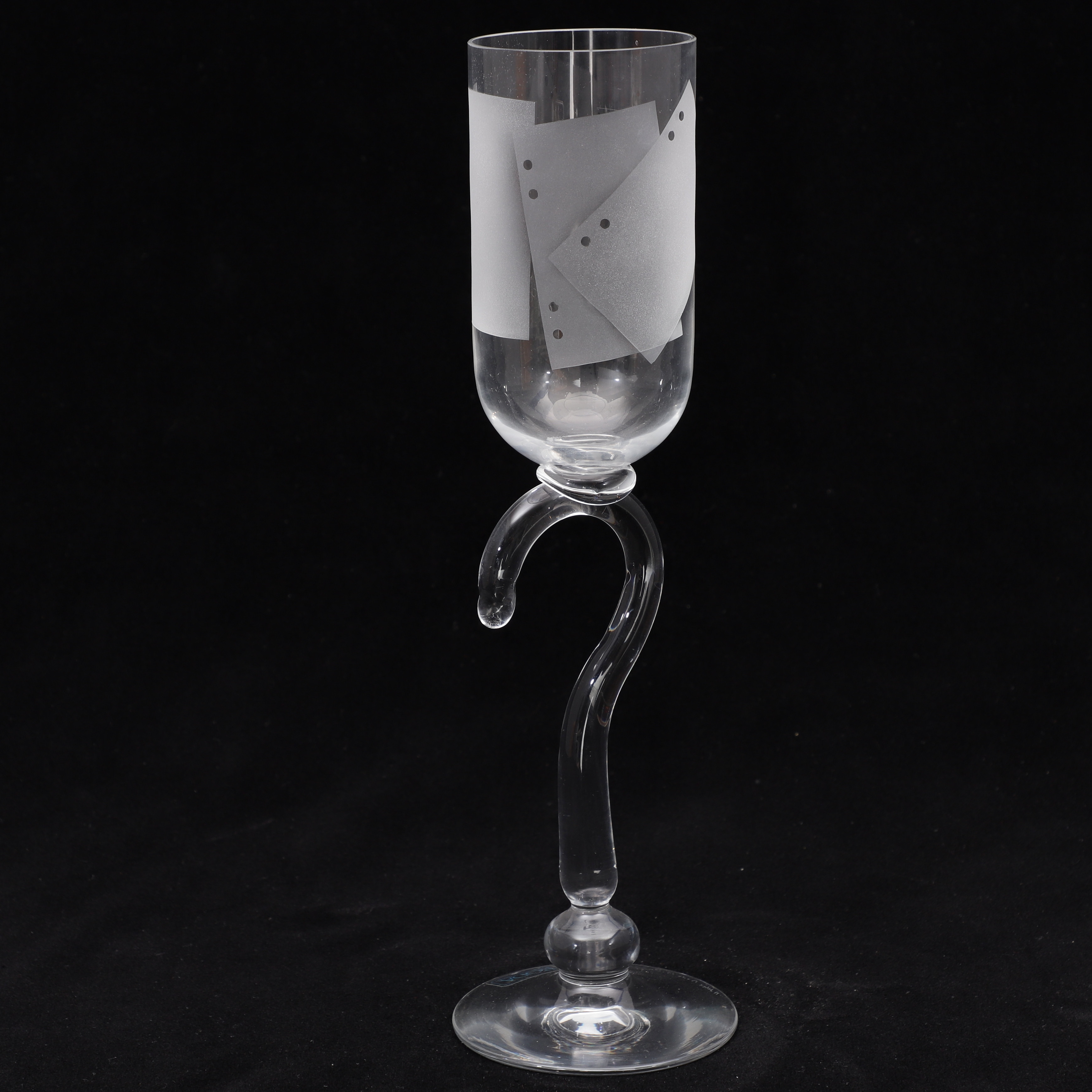 KJELL ENGMAN. Pokalglas, Kosta Boda, signerat.