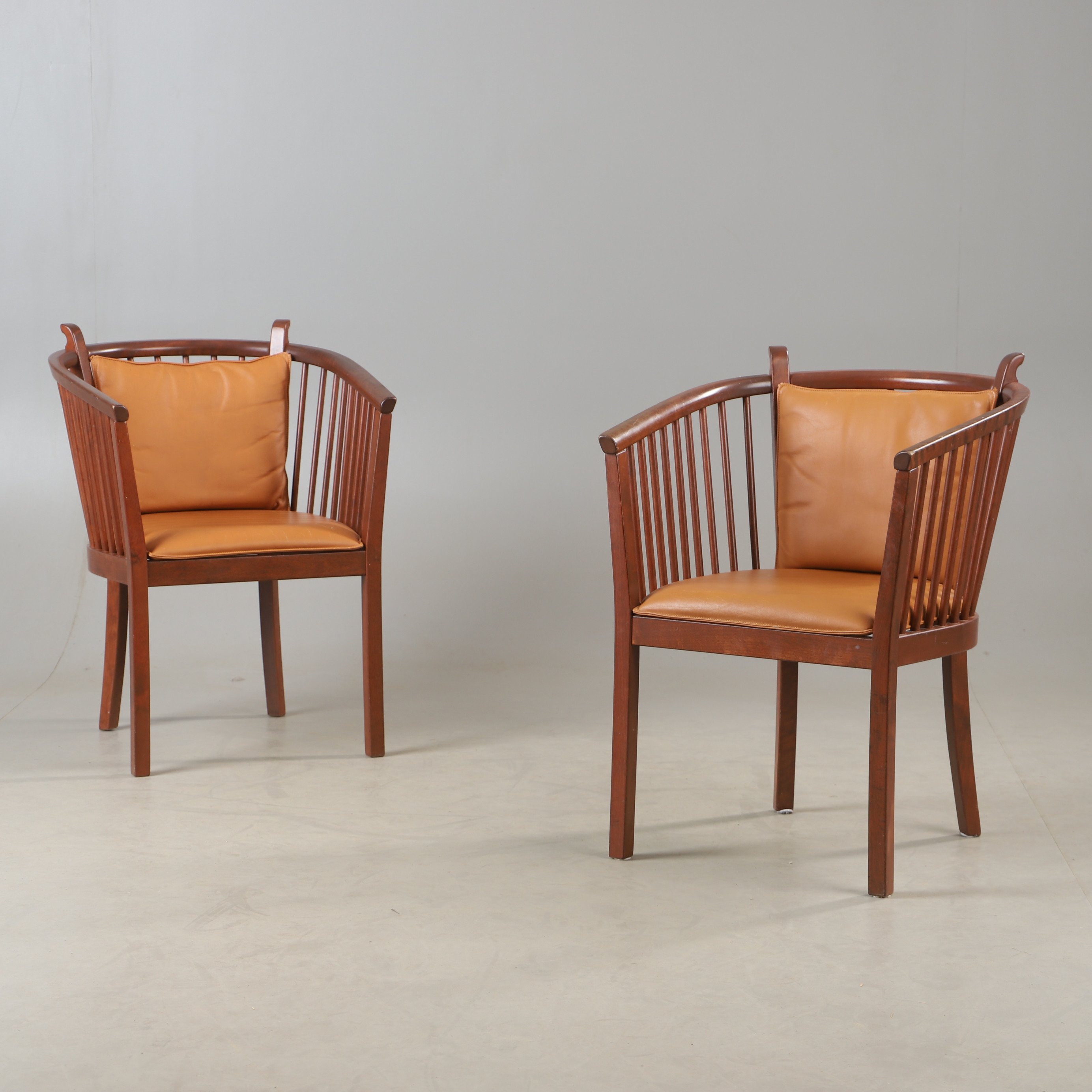 KARIN MOBRING & TOMAS JELINEK. Karmstolar, 1 par, "Stockholm", IKEA, sent 1900-tal.