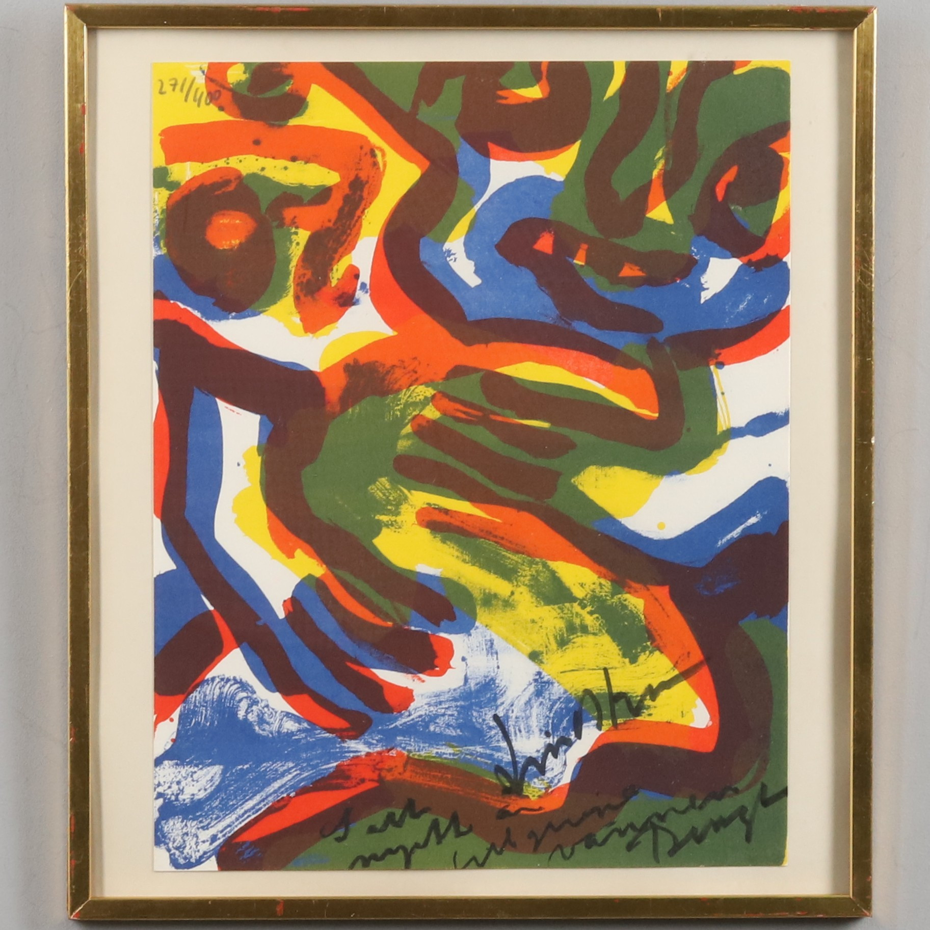 BENGT LINDSTRÖM. FÄRGLITOGRAFI, signerad, numrerad, 271/400.