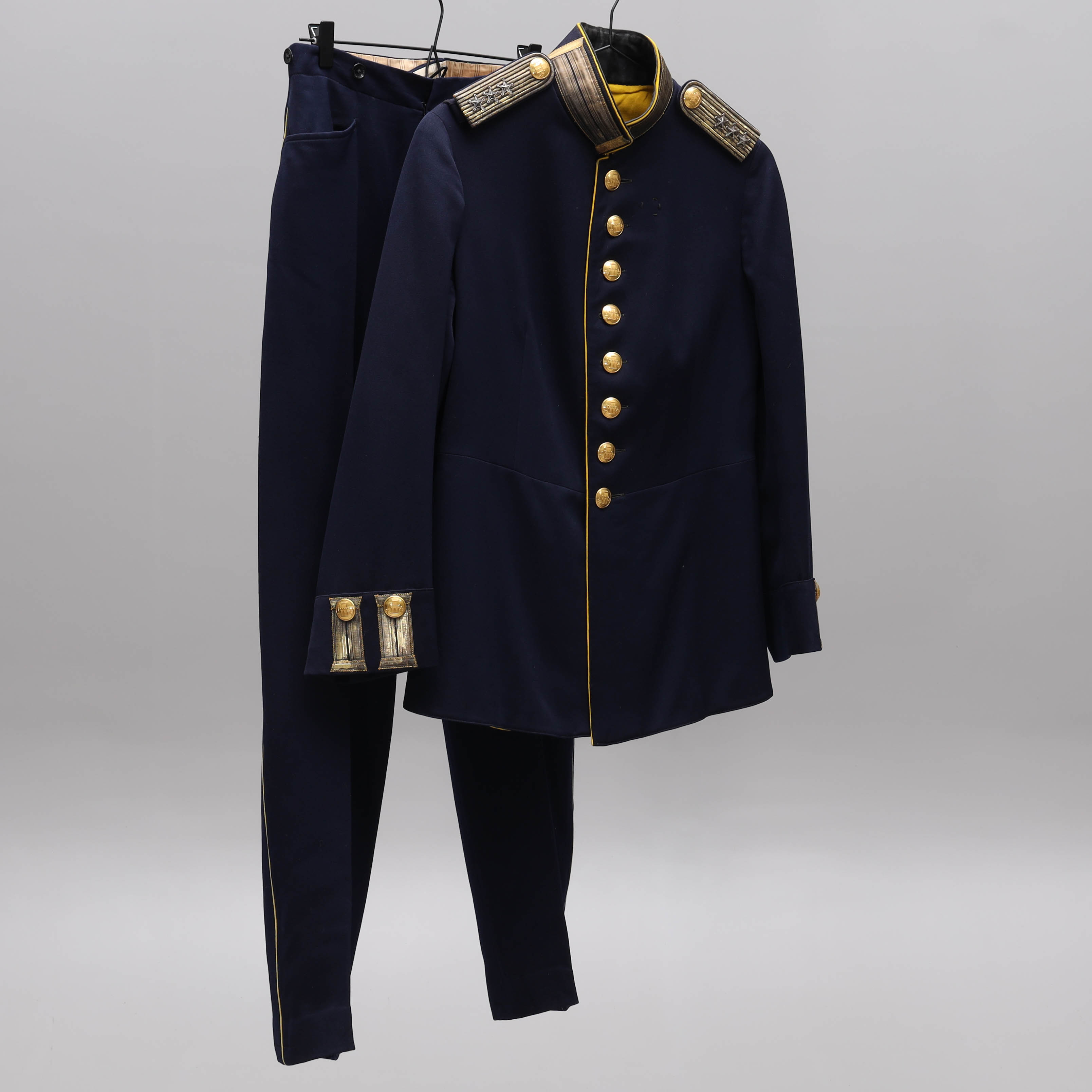 UNIFORM, 2 delar, m/1886 för officerare vid Bohusläns regemente, tidigt 1900-tal.