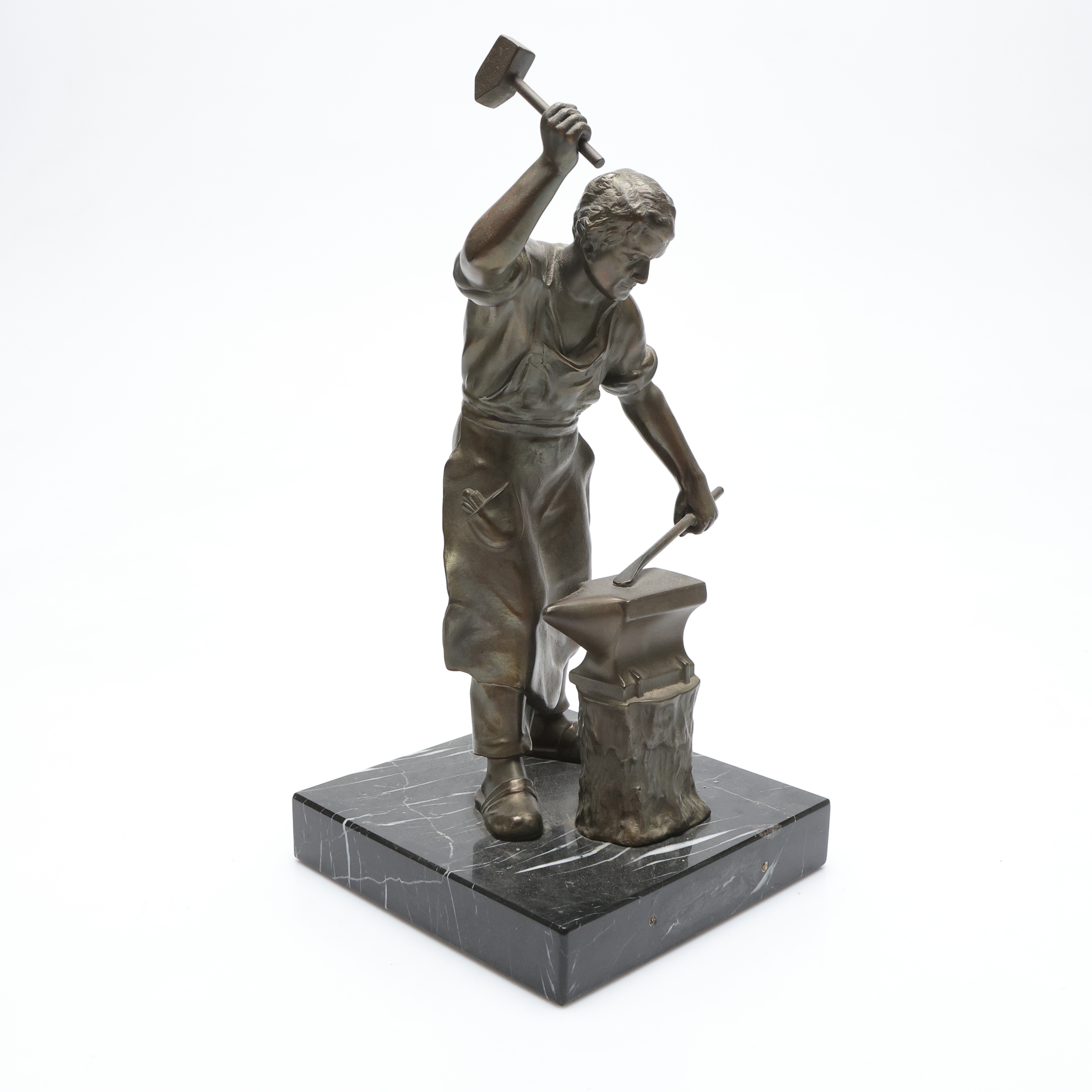 OKÄND KONSTNÄR. skulptur, Bronserad/patinerad metall, 1900-tal.