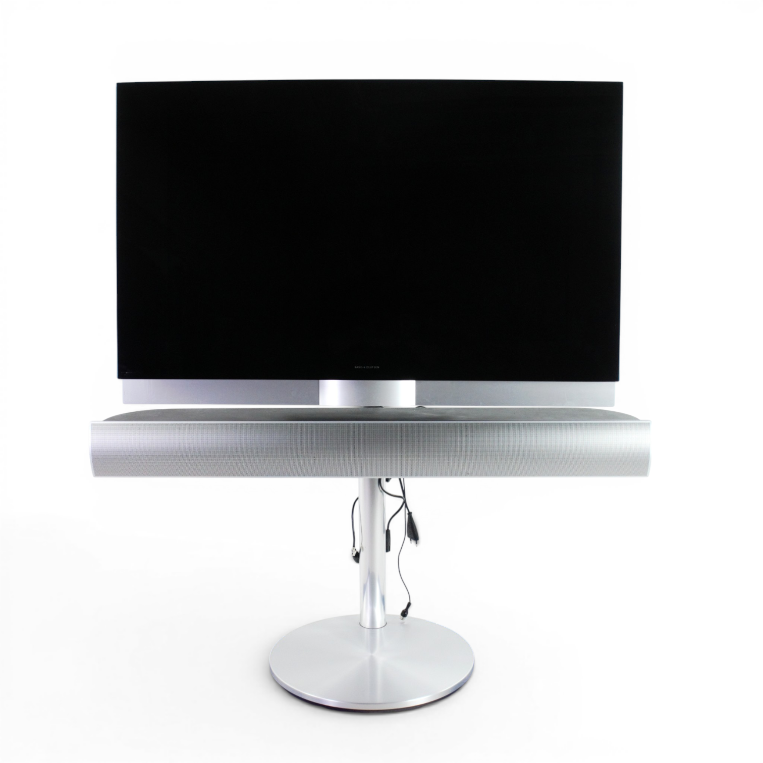 TV BeoVision 7-32" MKIII, med soundbar och DVD, fjärrkontroll och motoriserad sockel, Bang & Olufsen, Danmark.