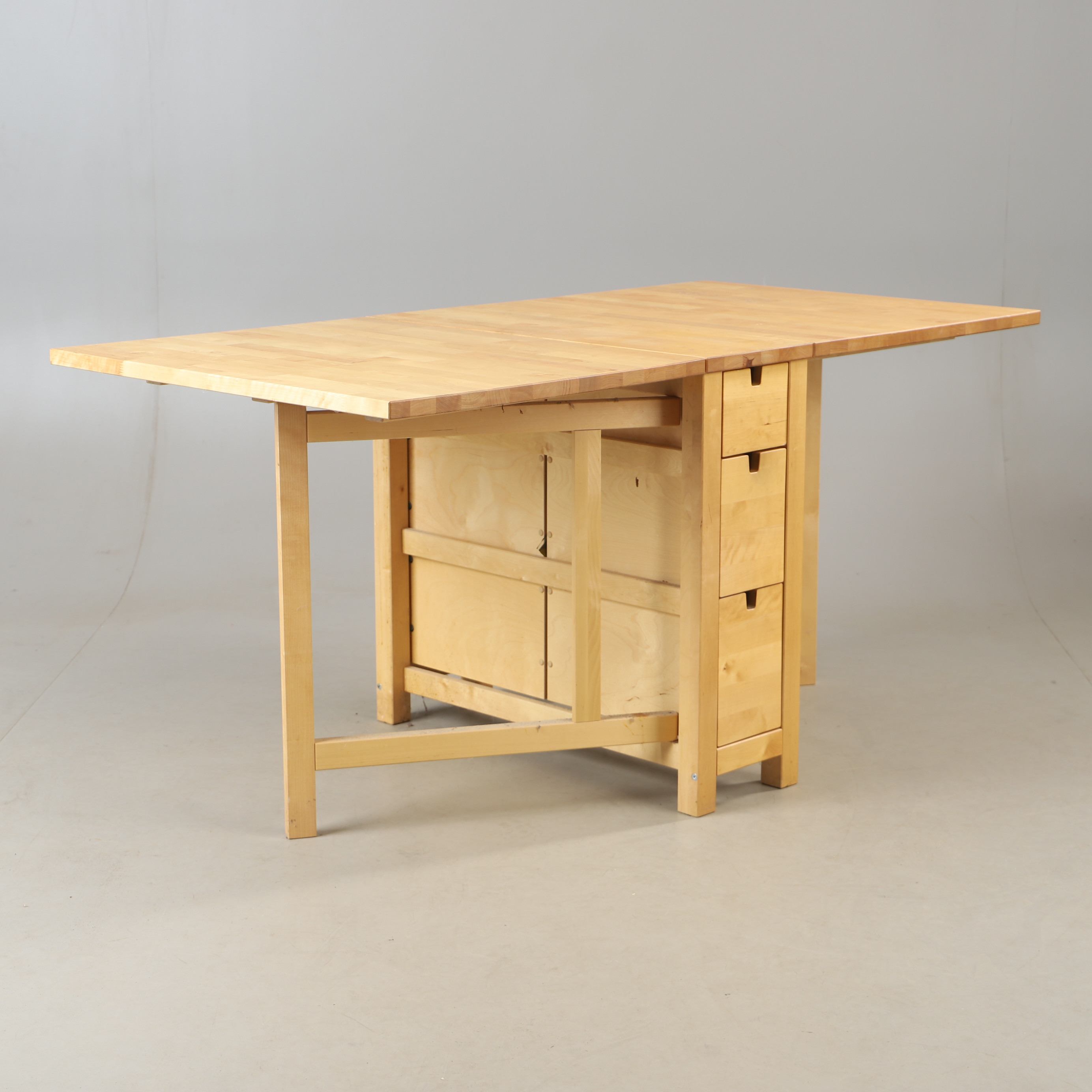 SLAGBORD, "Norden", björk, IKEA.