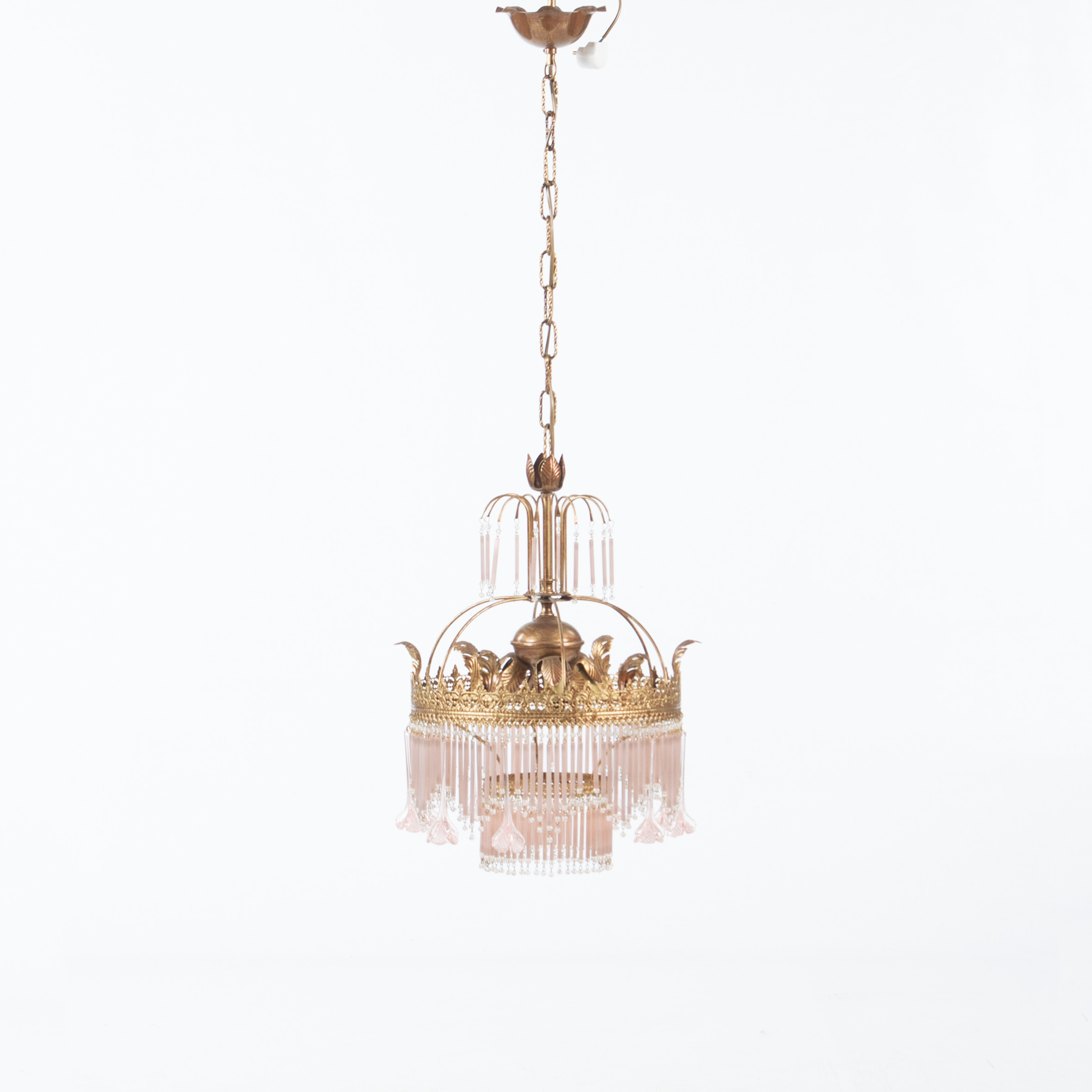 TAKLAMPA med glasstavar, Lamp Gustaf.