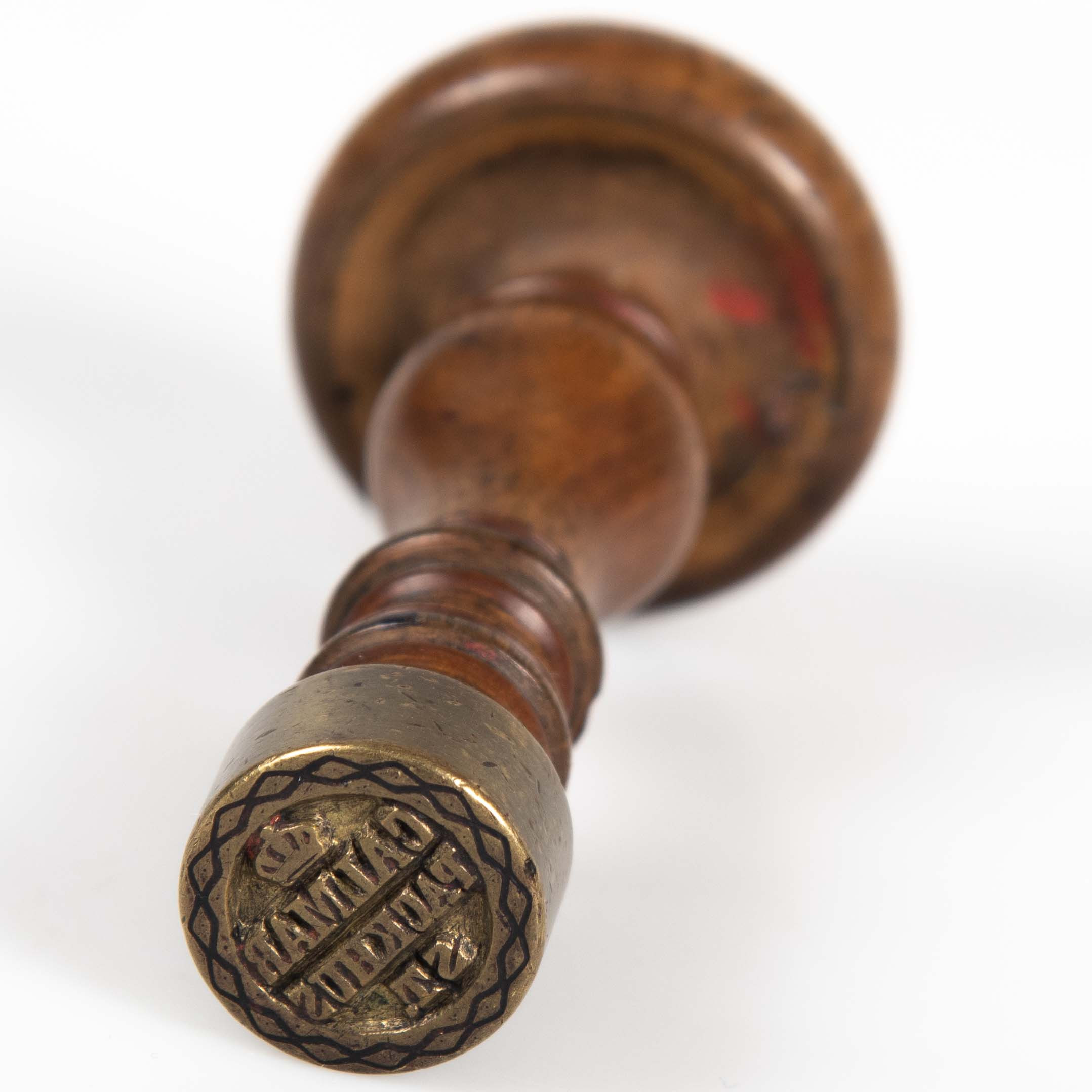 SIGILLSTAMP "CALMAR PACKHUS" 1800-TAL.
