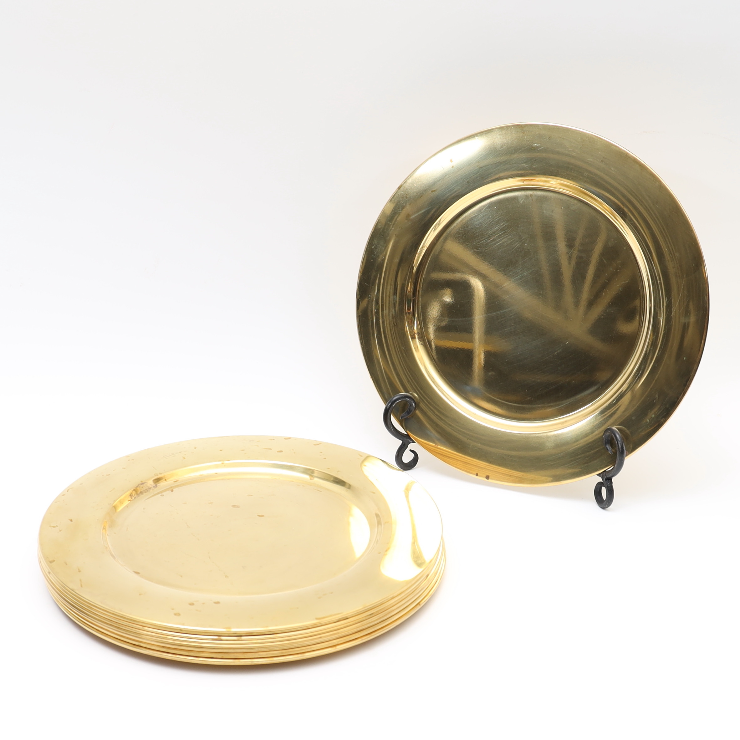 KUVERTTALLRIKAR, 12st, mässing, Stelton Danmark.