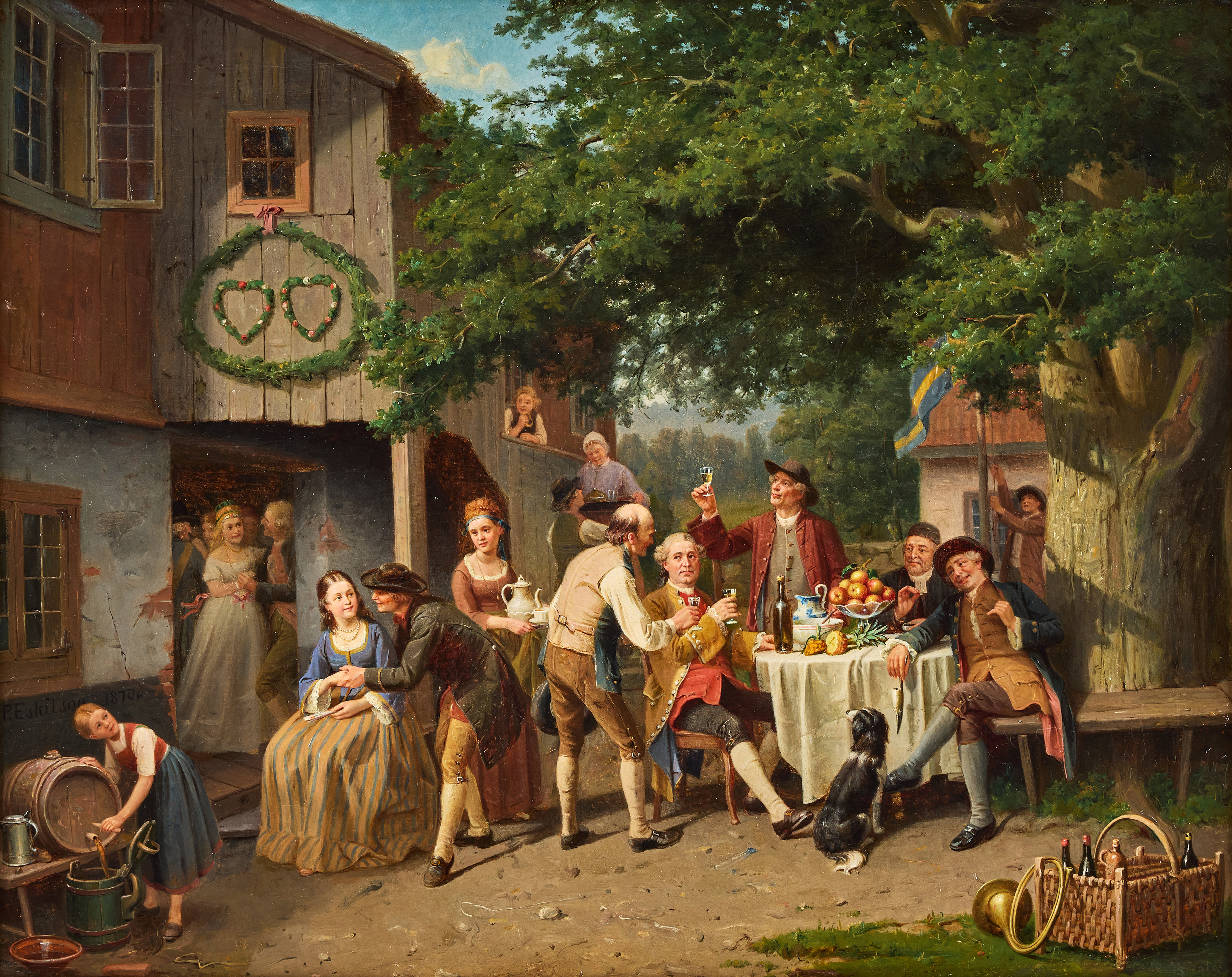 PETER (PER) ESKILSON (1820-1872). Trolovningen.