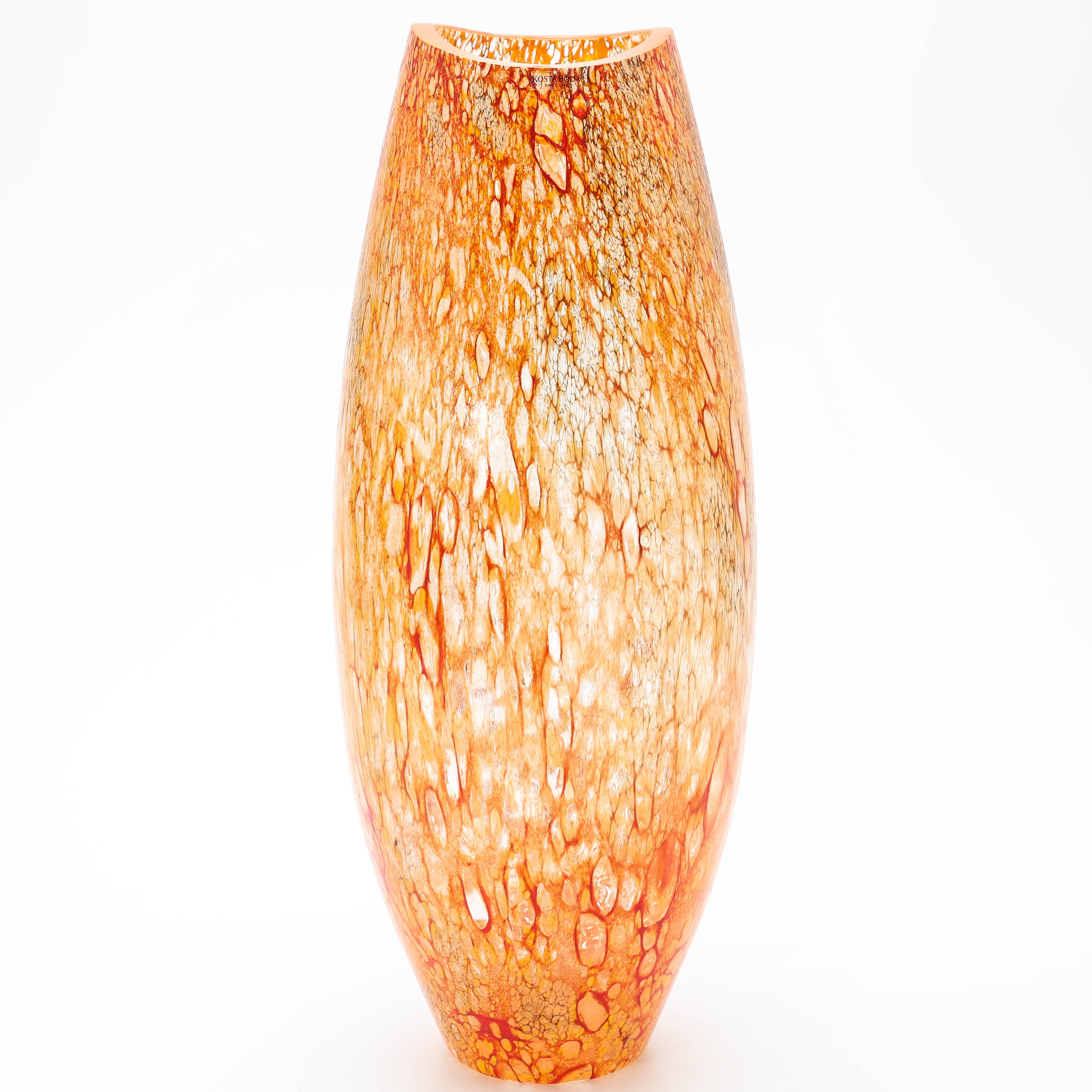 KJELL ENGMAN. Vas, konstglas, "Dino", Kosta Boda.
