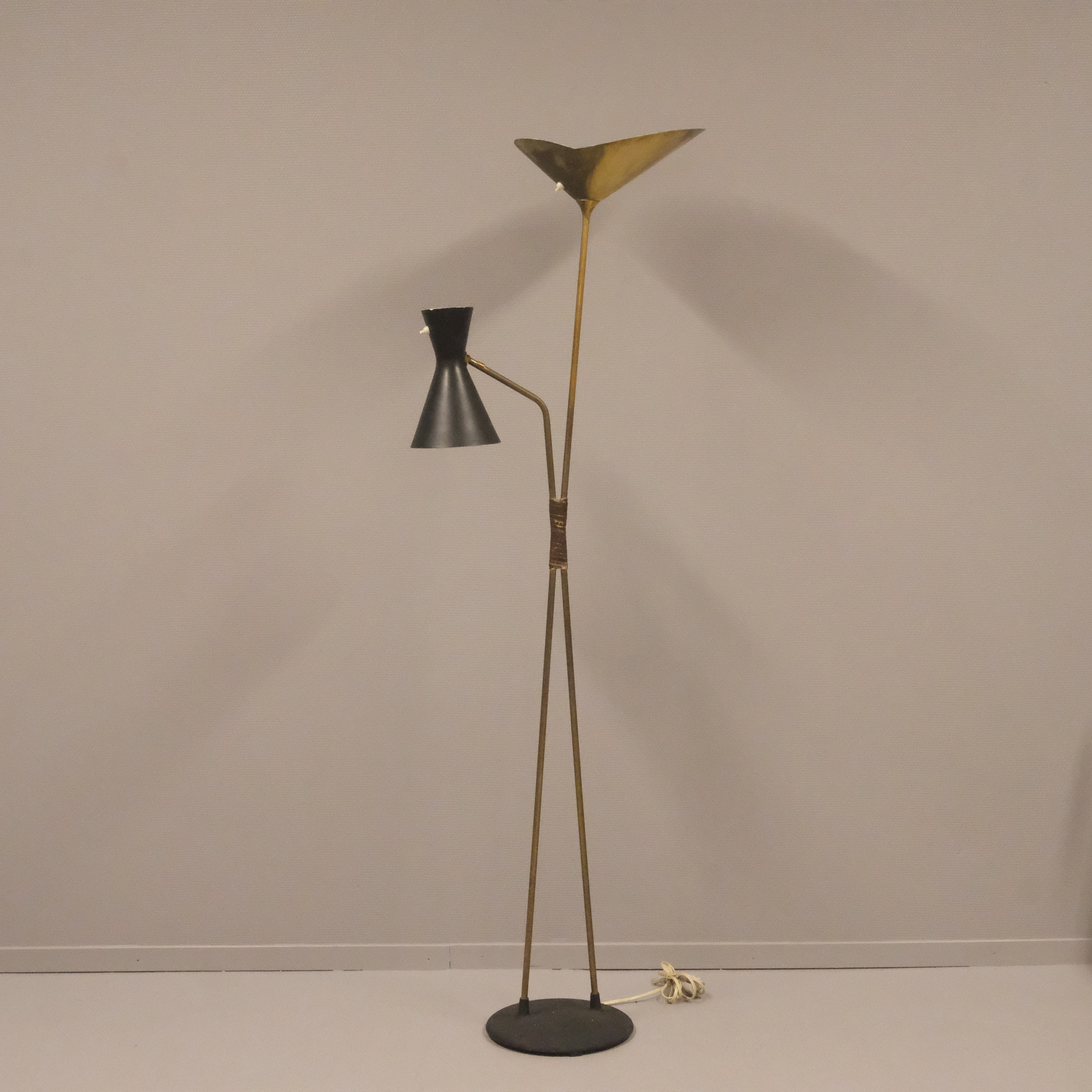 GOLVLAMPA, ASEA, SWEDISH MODERN, 1950-TAL, VÄSTERÅS.