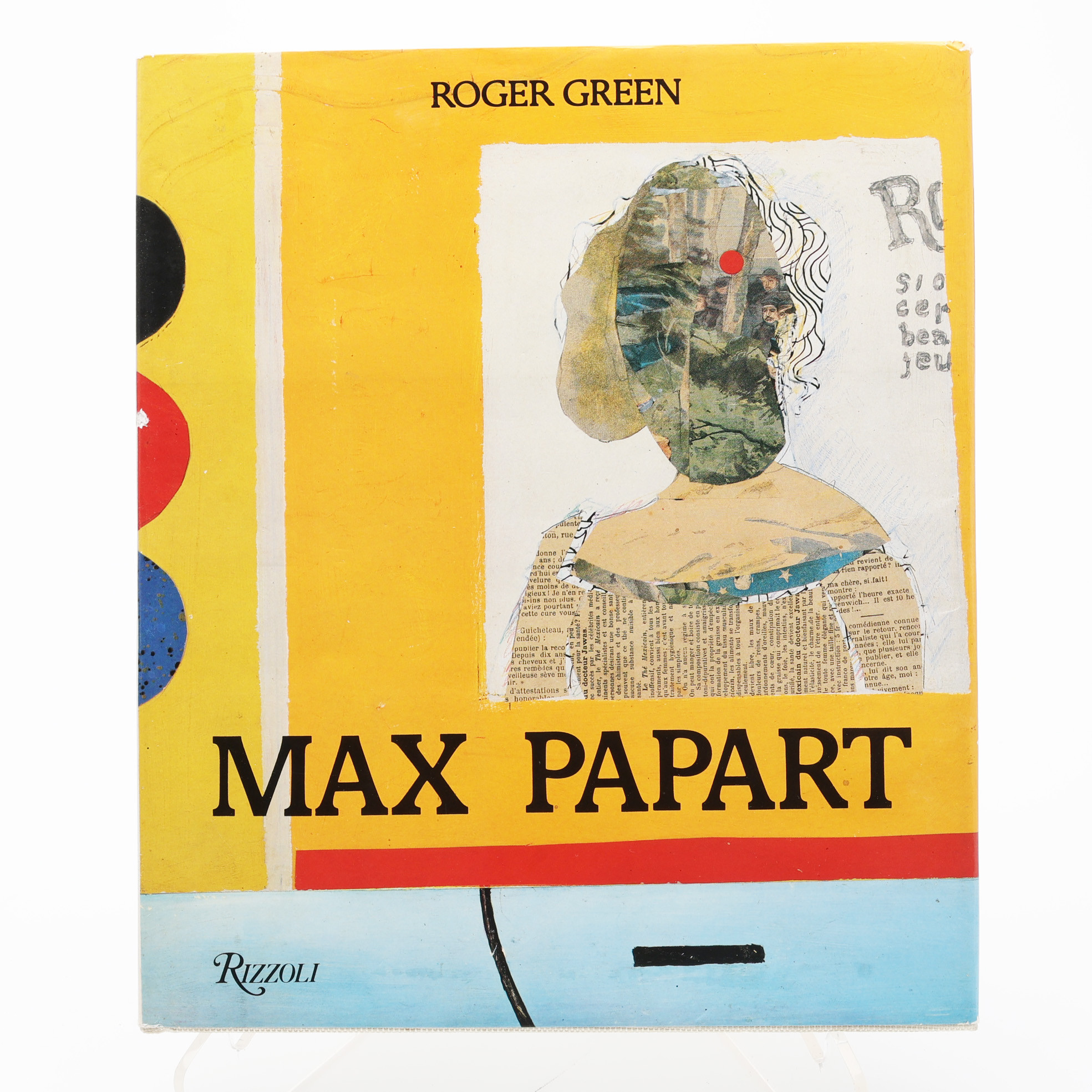 MODERNISM. ROGER GREENS MONOGRAFI OM DEN FRANSKA KONSTNÄREN MAX PAPART 1984 MED EN DUBBELSIDIG KOLORERAD ORIGINALLITOGRAFI SIGNERAD I PLÅTEN.