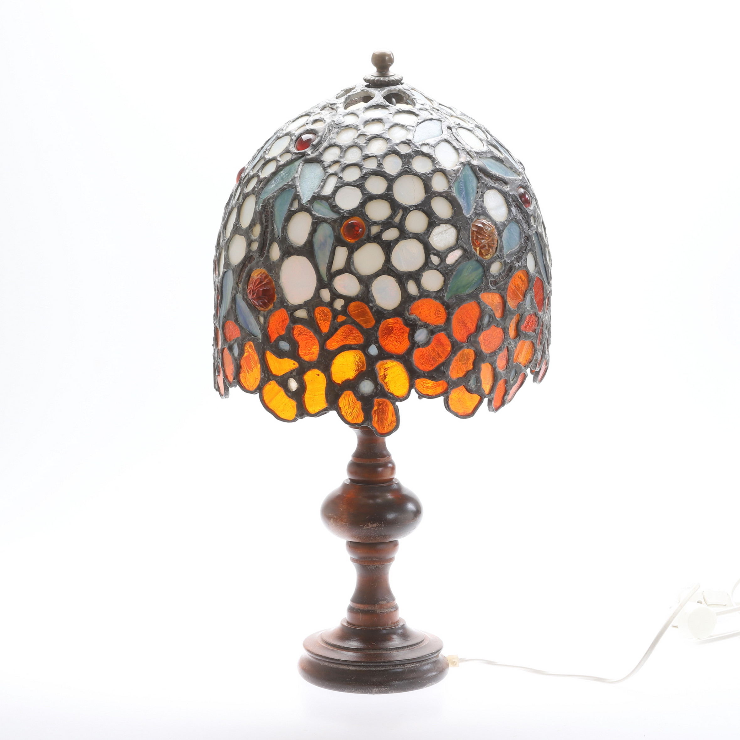 BORDSLAMPA, Tiffanystil, 1900-tal.