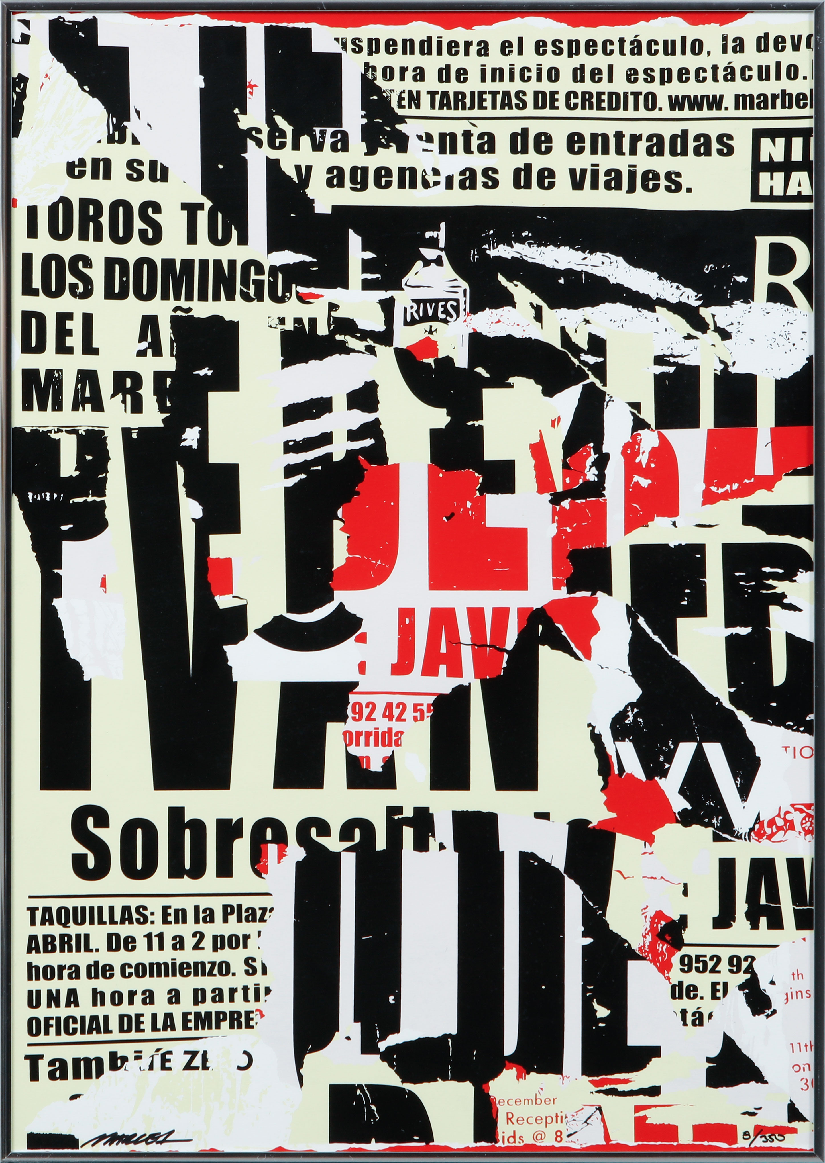 MARCEL VAN ZUYLEN. Färgserigrafi, signerad och numrerad 8/350.
