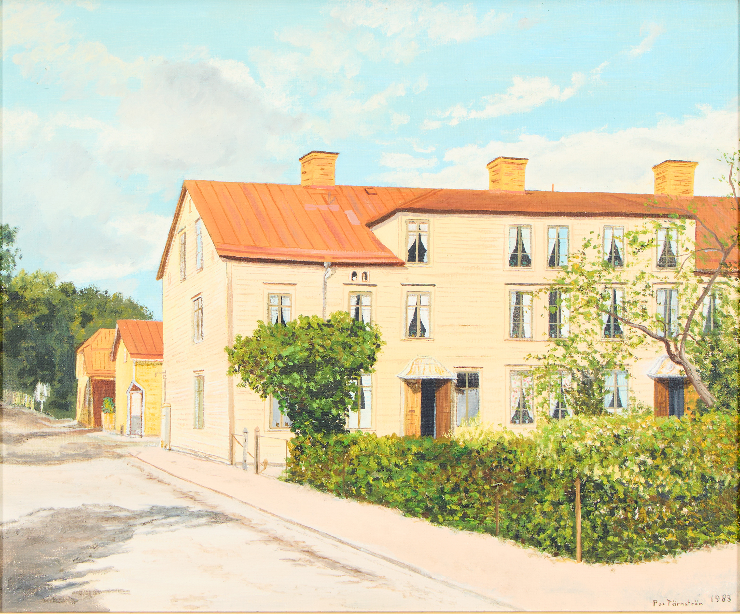 PER TÄRNSTRÖM. "Eriksgatan Eriksdahl Uppsala 1967".
