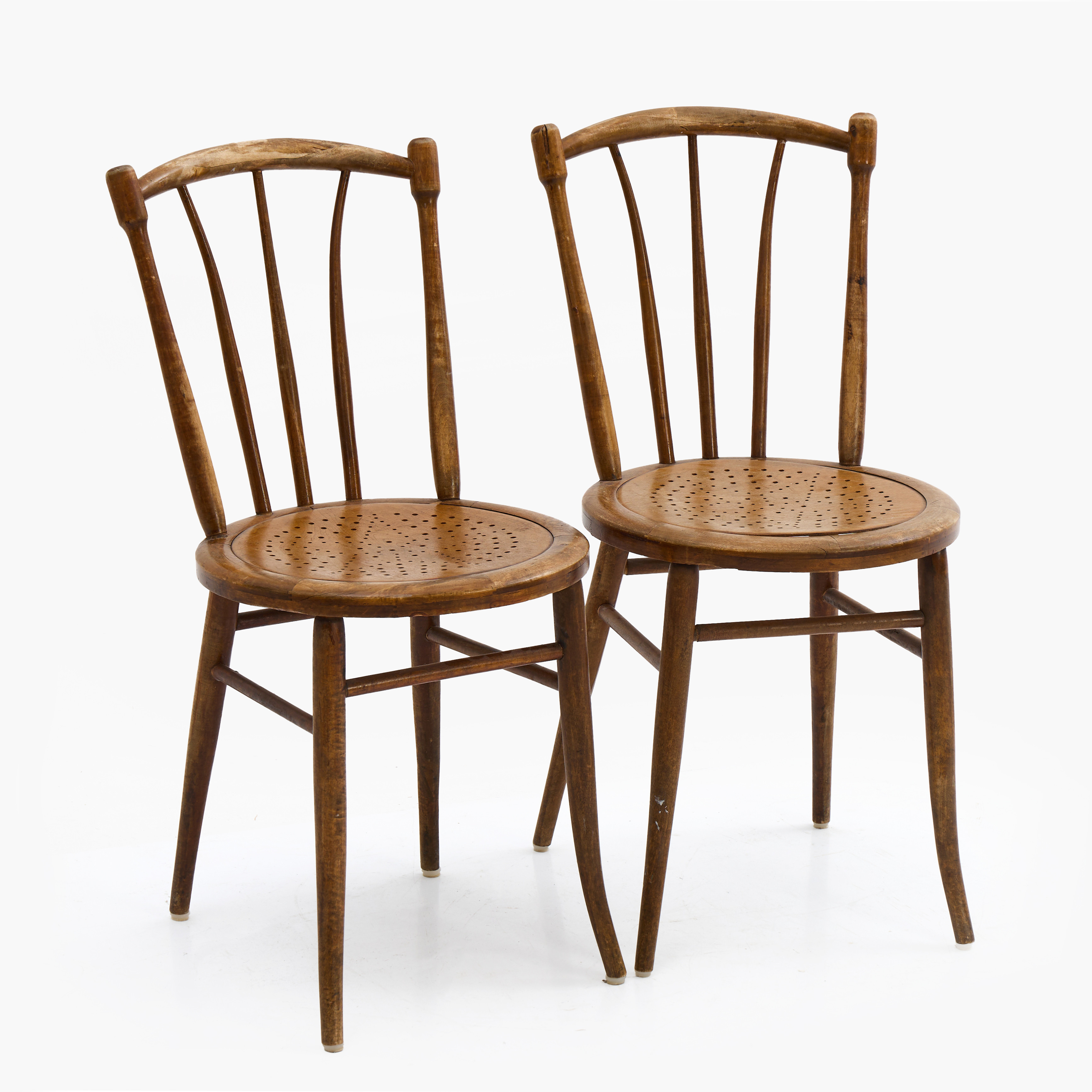 STOLAR, ett par, möjligtvis Thonet, 1900-talets början.