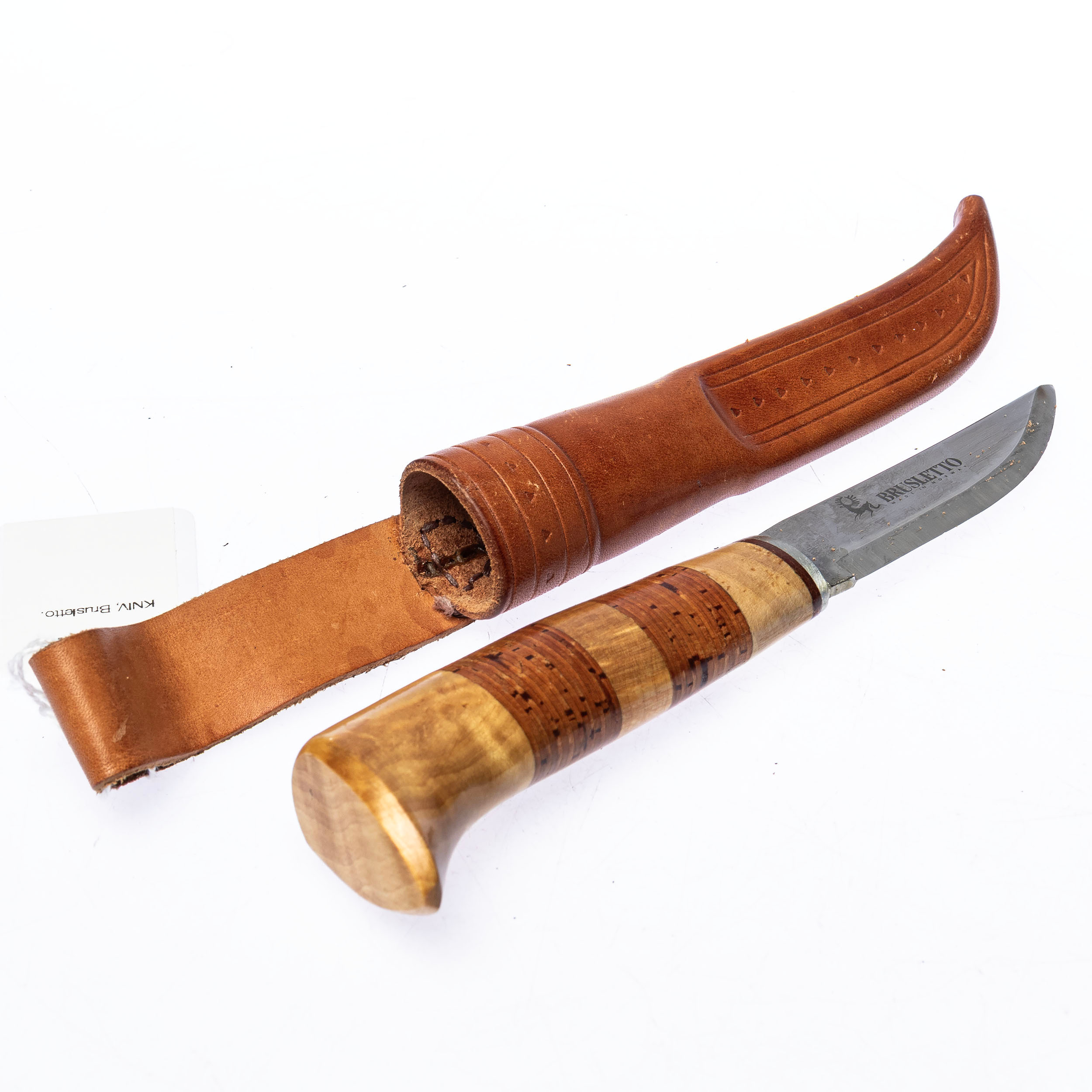 KNIV, Brusletto, Norge, masurbjörk & näver.