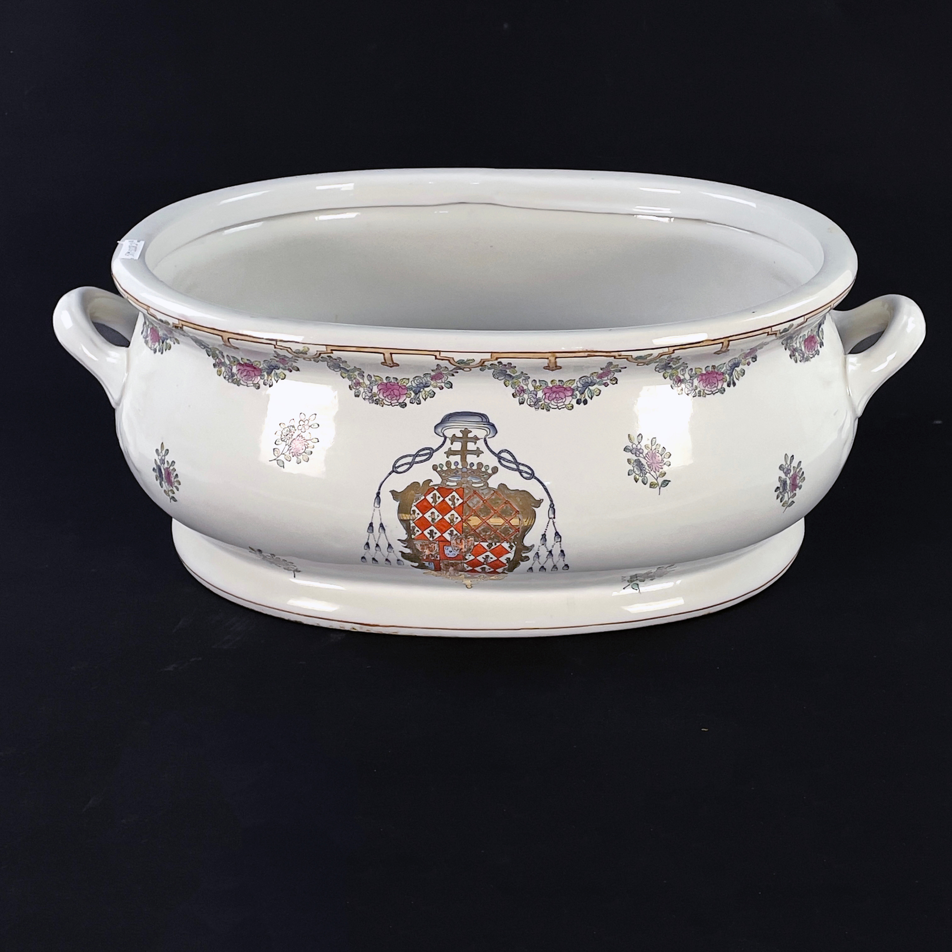 JARDINIERE, porslin, Toussi Court, Frankrike.