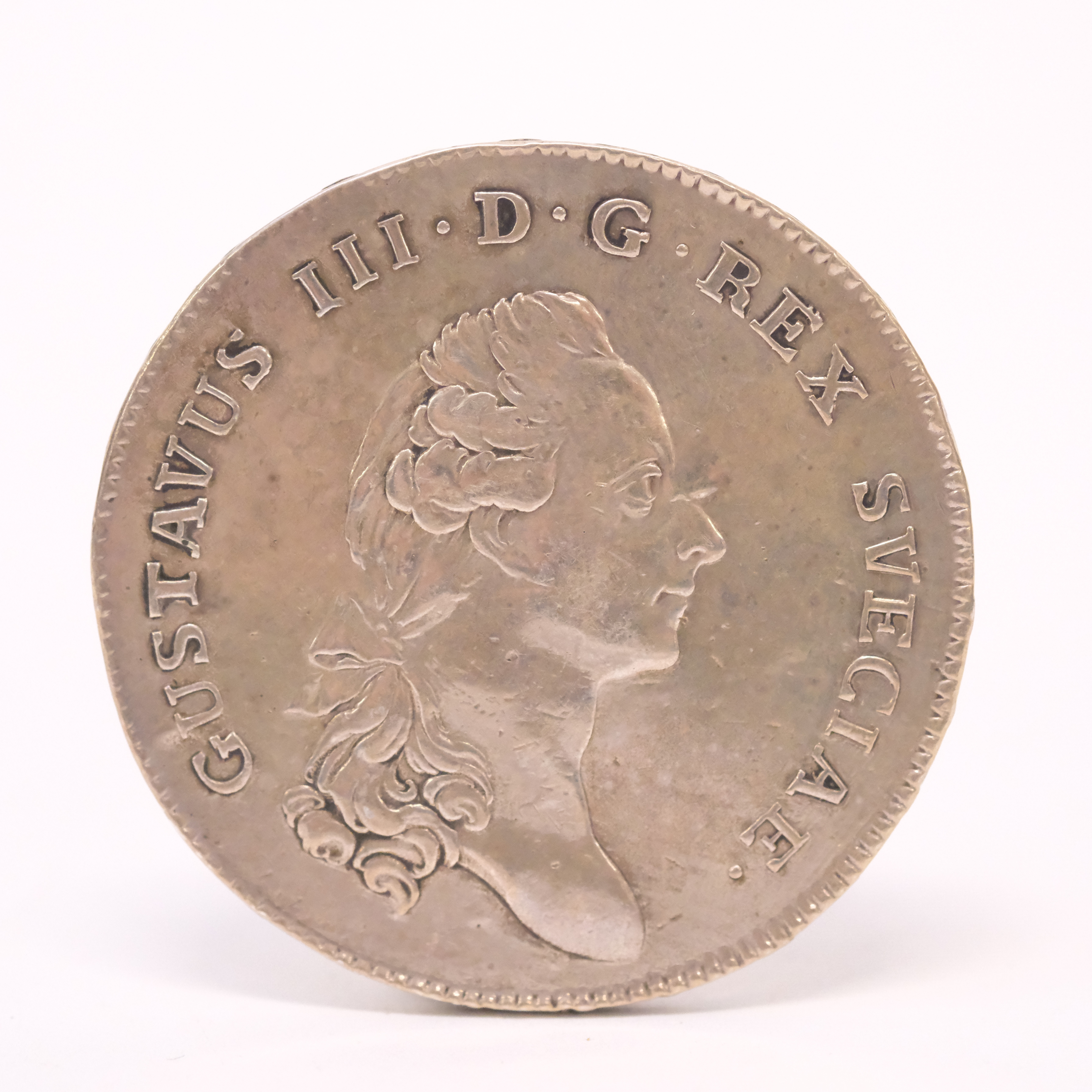 1 RIKSDALER, SILVERMYNT, GUSTAV III, 1788.