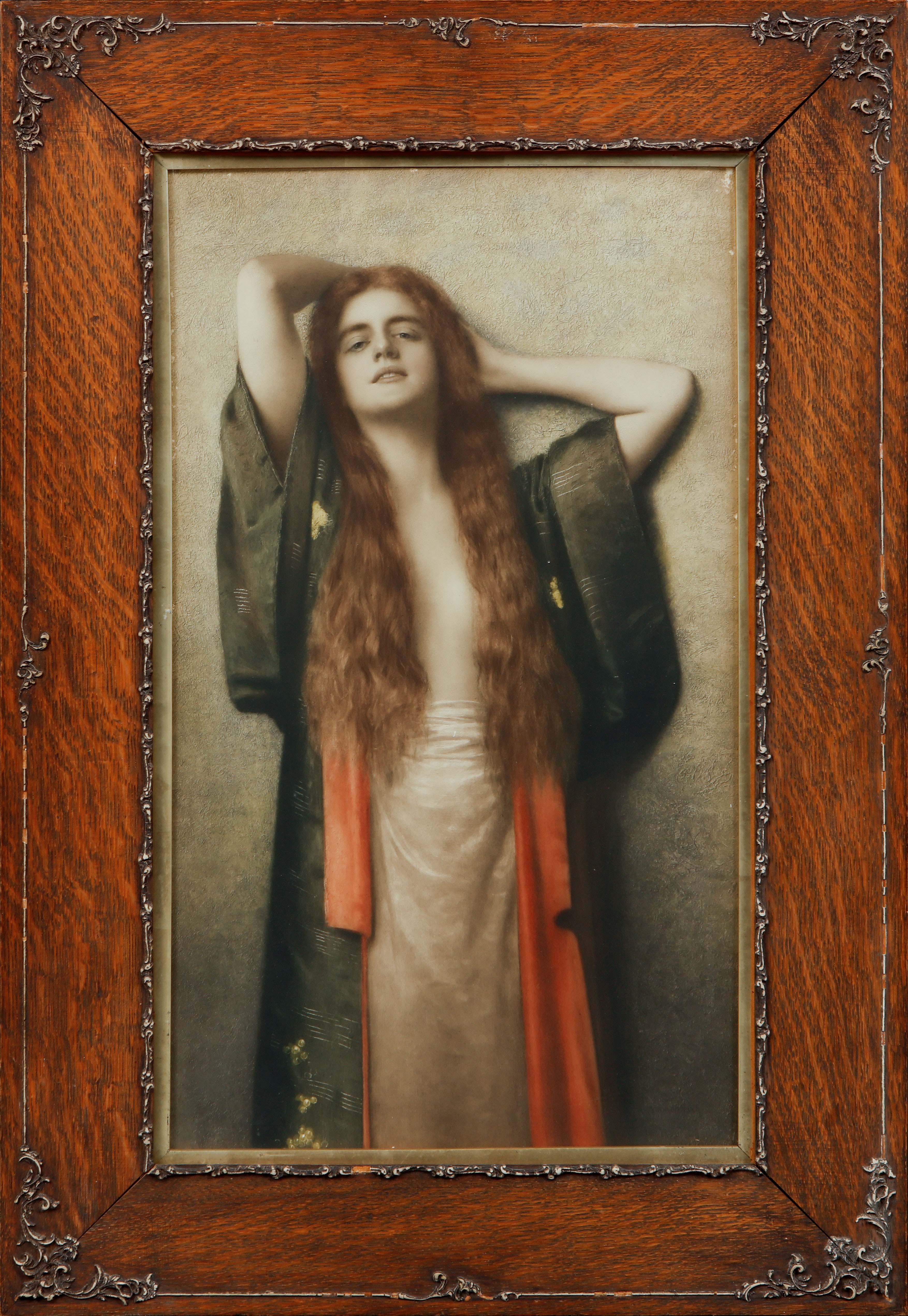 MAX NONNENBRUCH. EFTER. "Bien-Être", litografiskt tryck, tidigt 1900-tal.