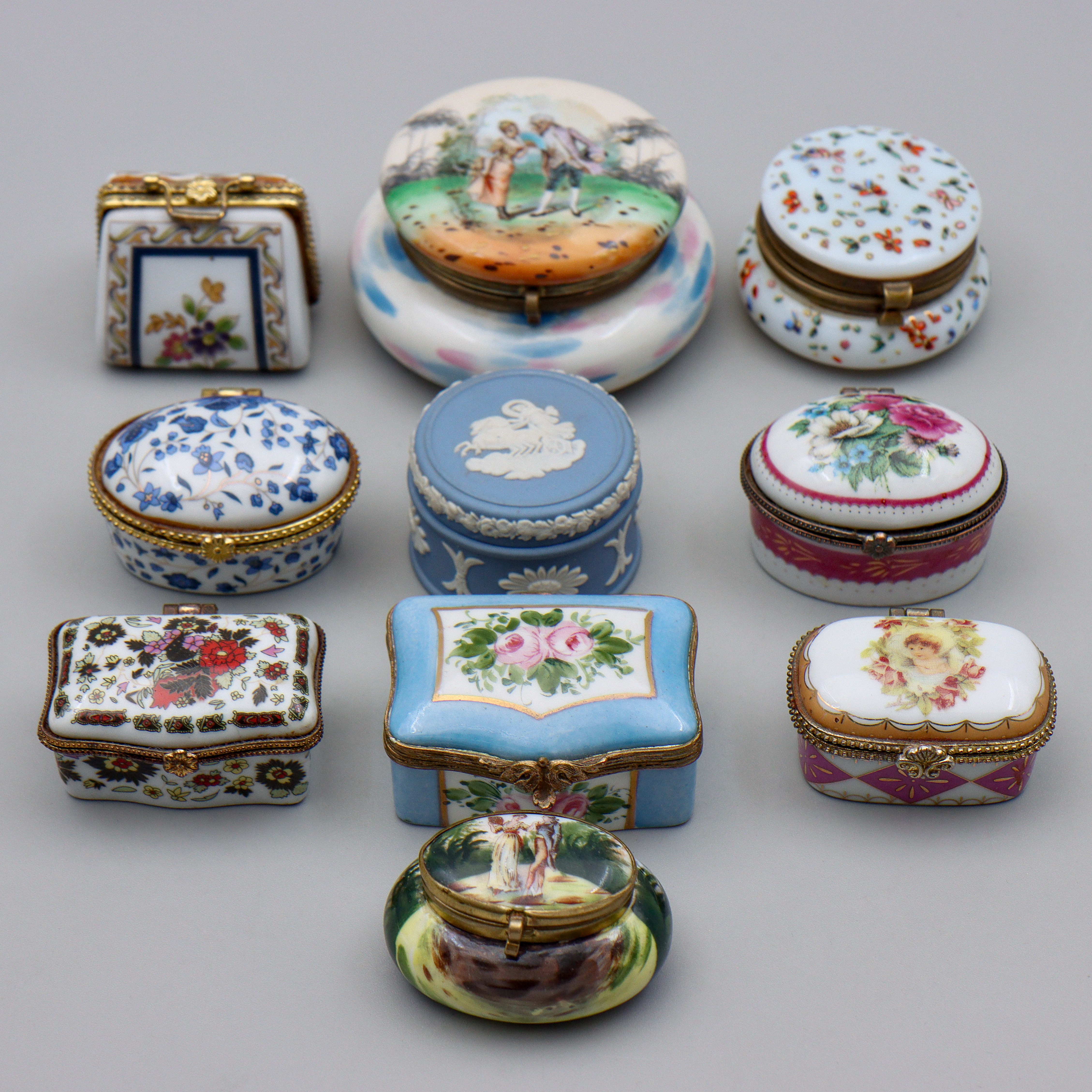 LOCKDOSOR, 10 ST, FRANSKA, ORIENTALISKA MM.