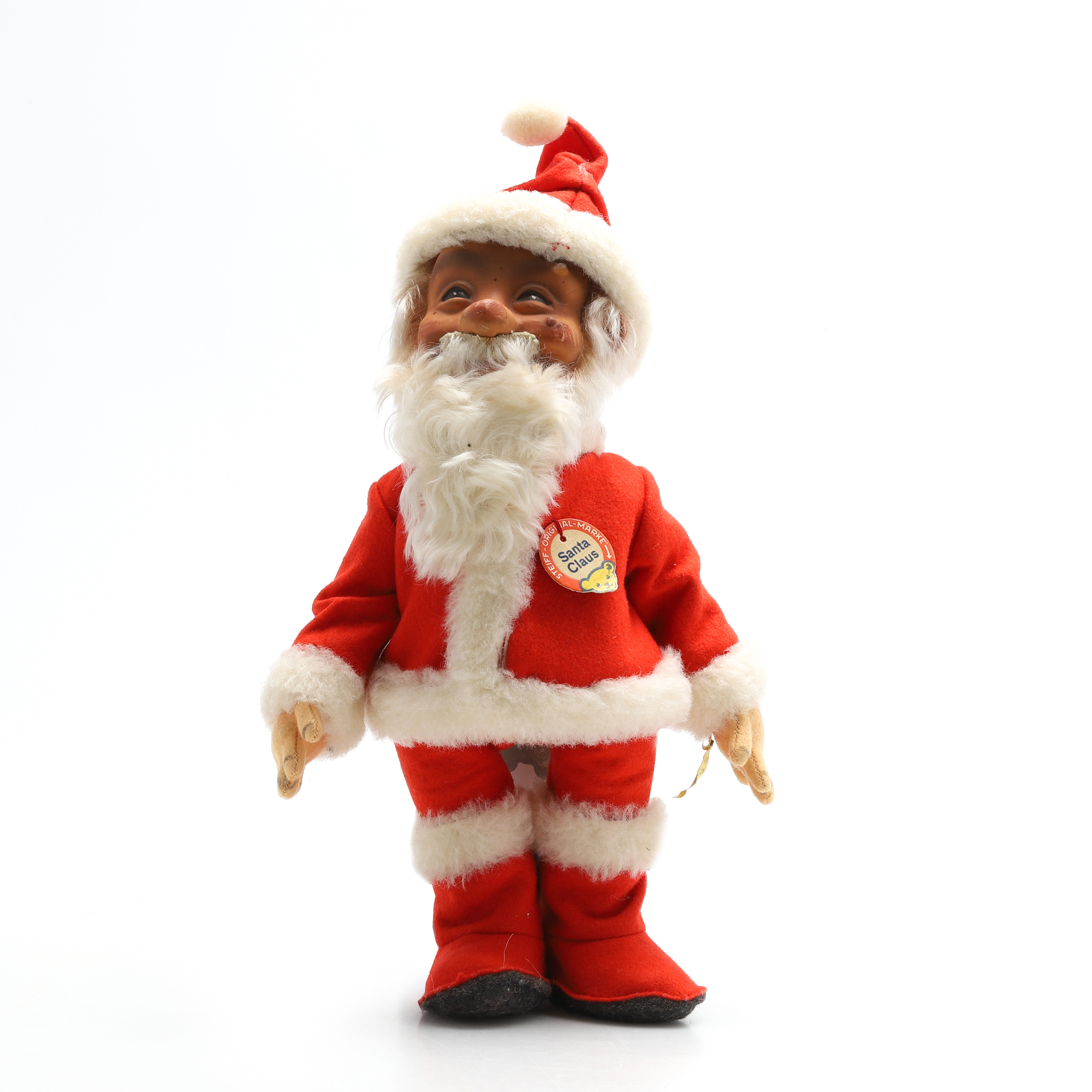 TOMTE, Steiff, "Santa Claus", Tyskland, 1950-tal.