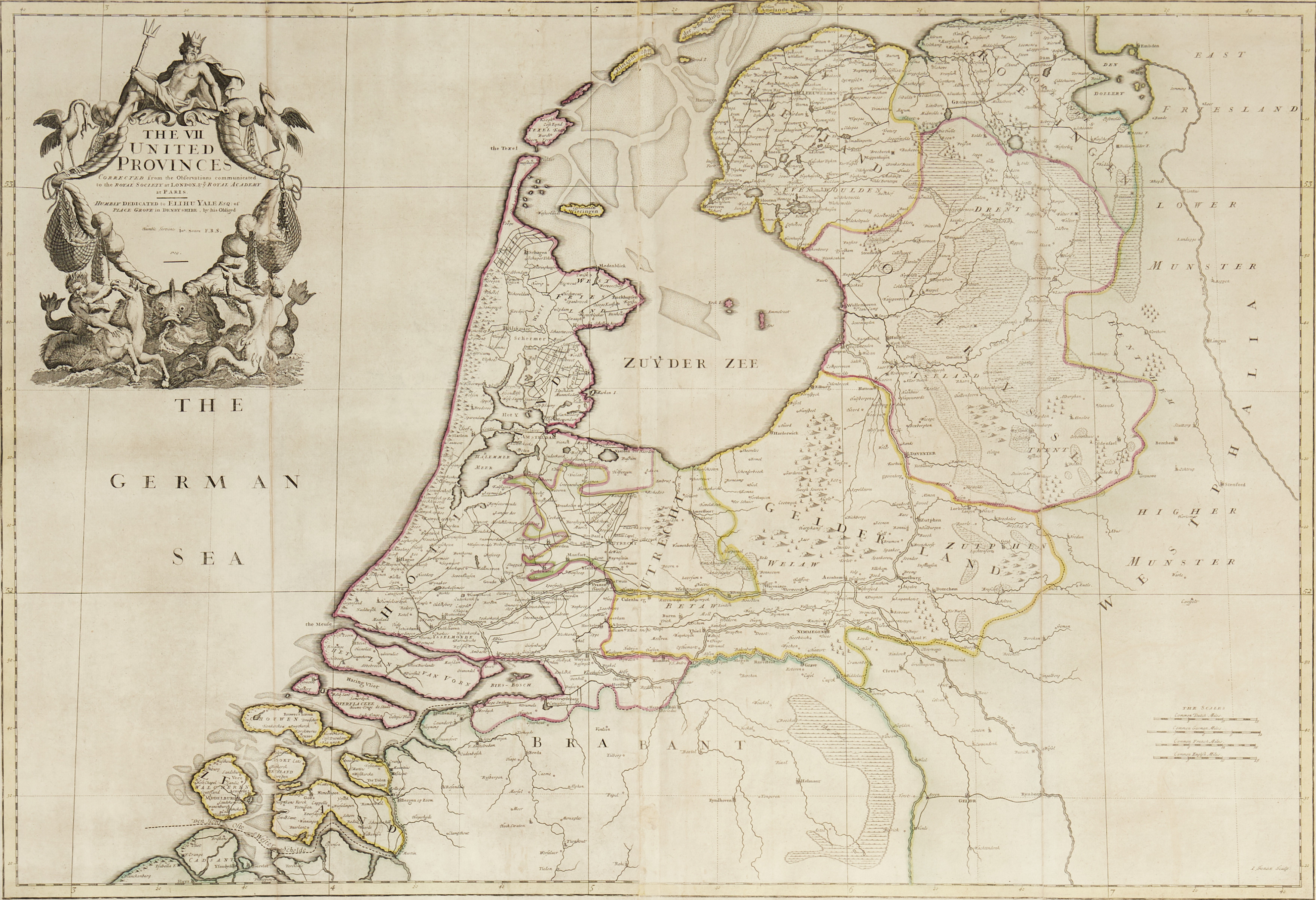 SENEX, "The VII United Provinces", 1709.