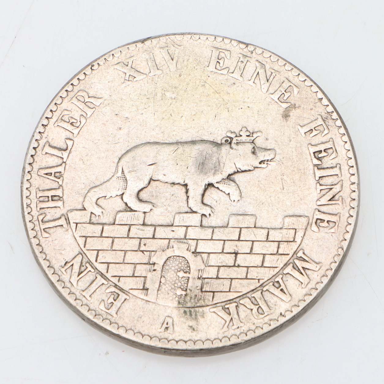 MYNT, silver, 1 taler, Alexander Carl, Anhalt-Bernburg, 1846.
