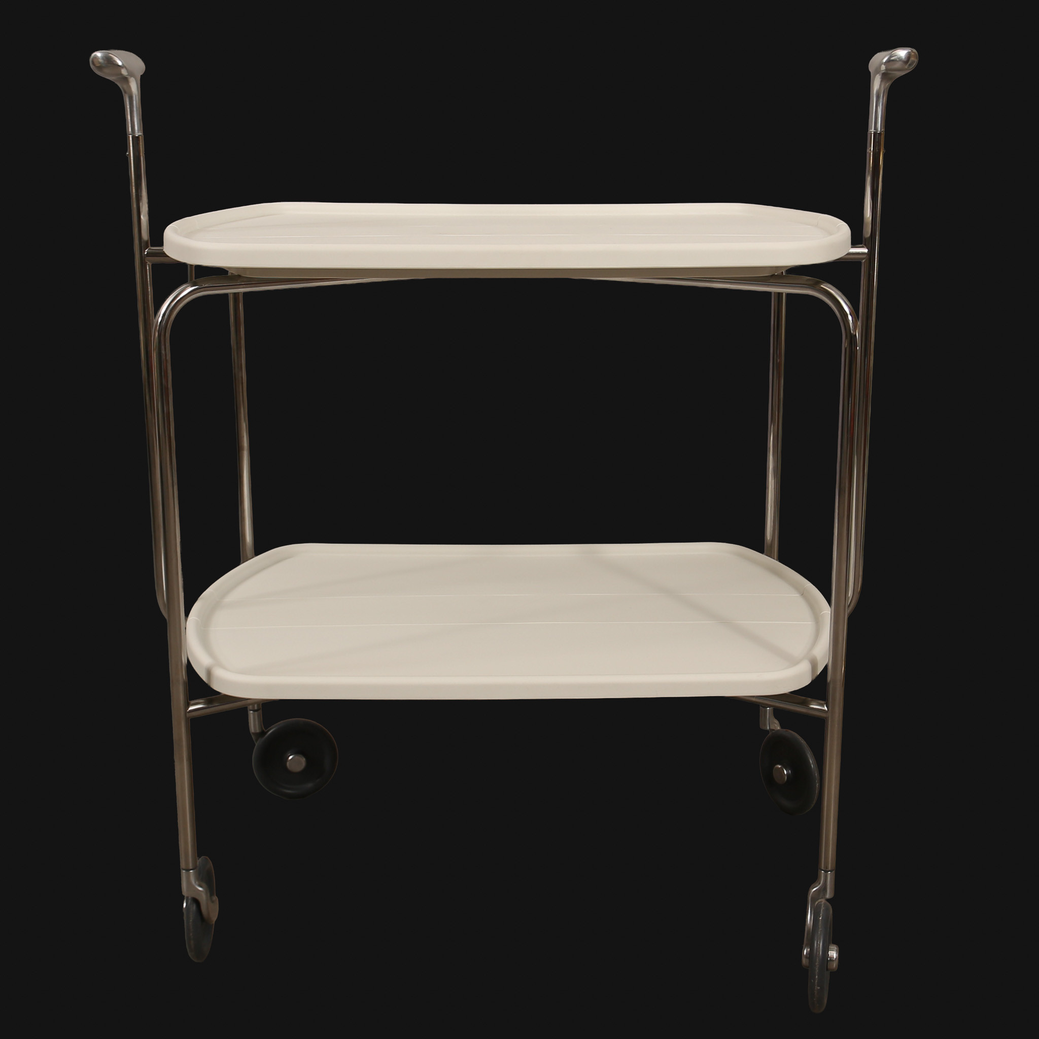 DAVID MELLOR (1930-2009). SERVERINGSVAGN, stål och plast, modell "Transit", MAGIS, made in Italy.