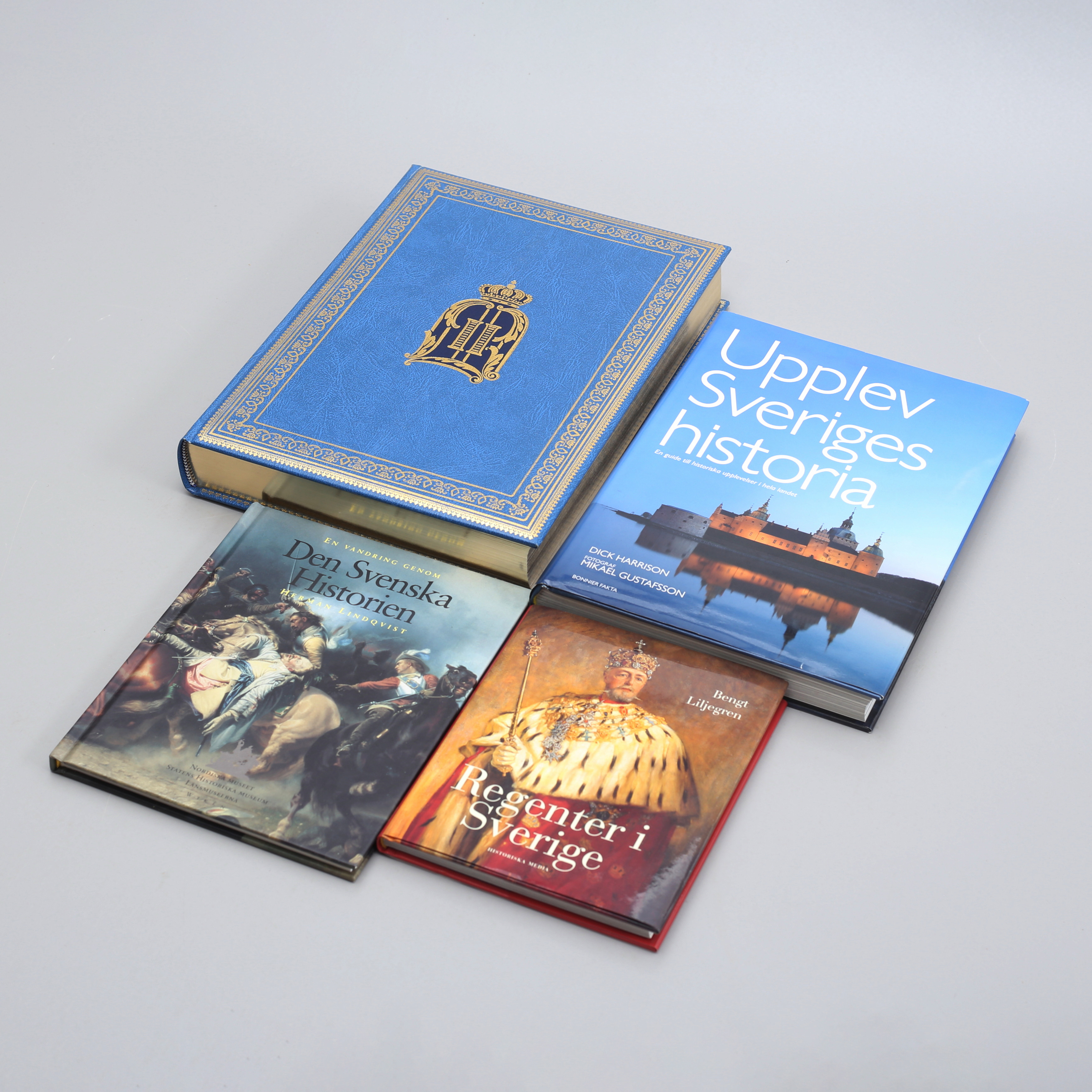 BÖCKER, 4 st, svensk historia och monarki, 1990/2000-tal.