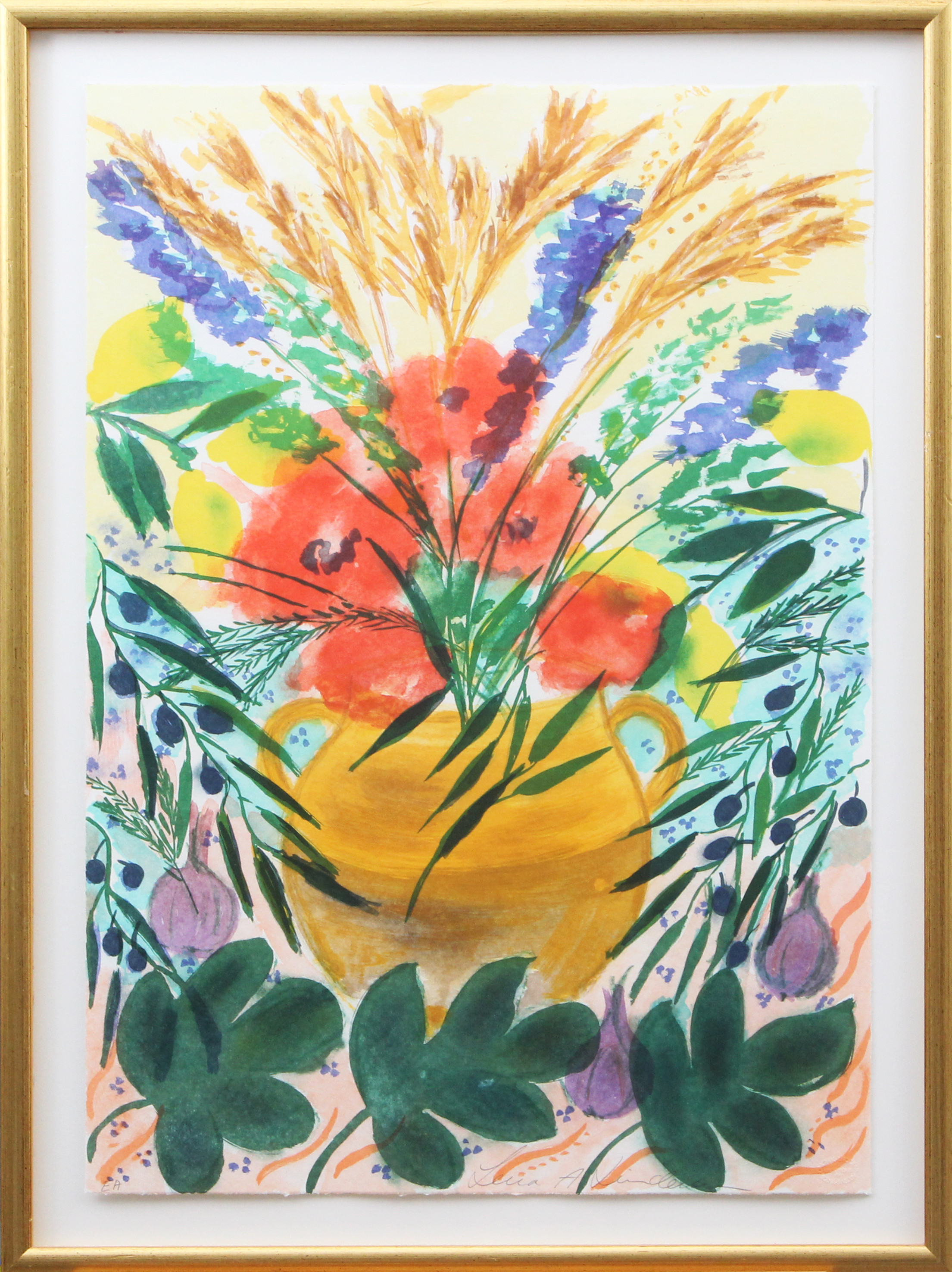 LENA LINDERHOLM. LITO, signerad, modern.