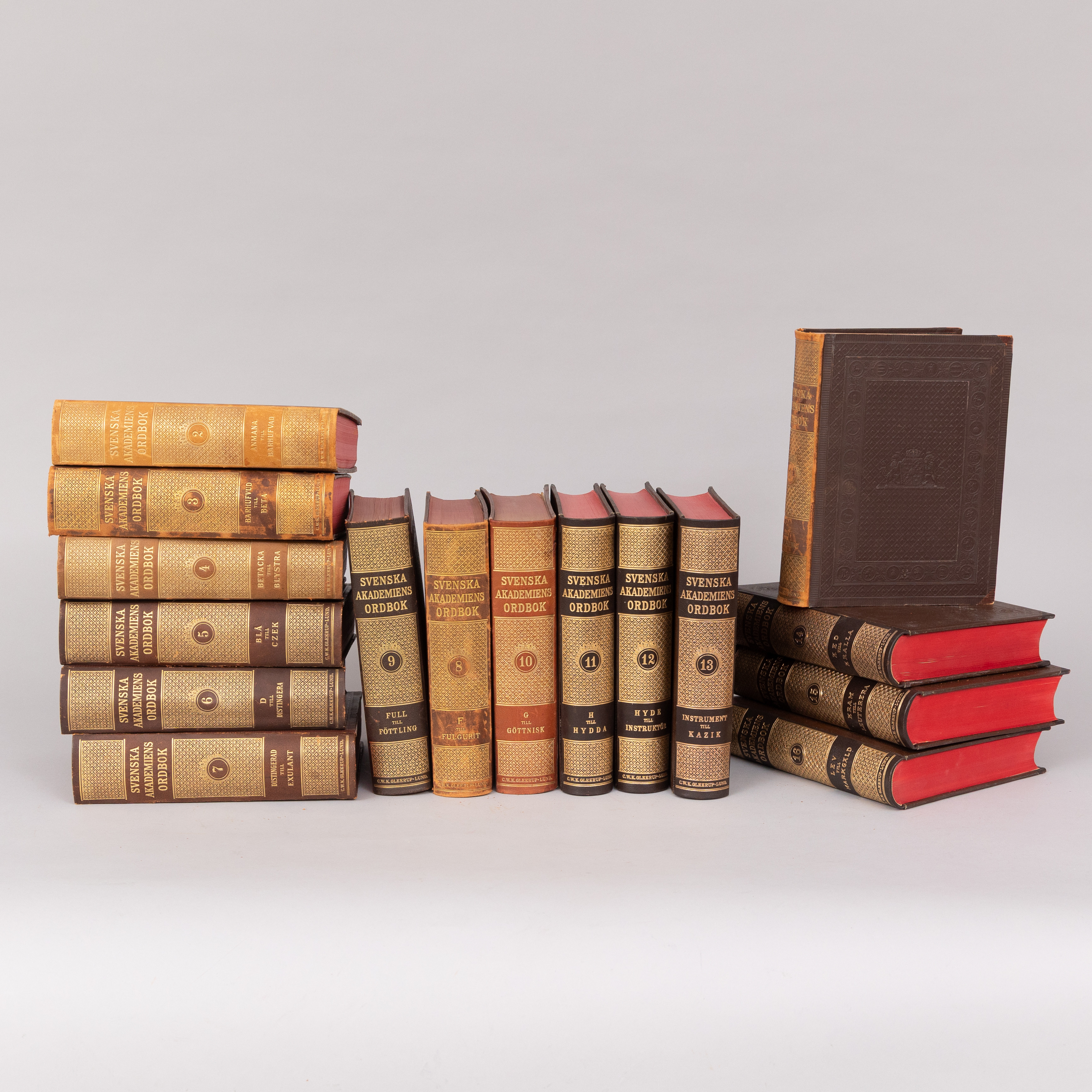 SVENSKA AKADEMIENS ORDBOK (SAOB), 1898-1942, 16 vol.