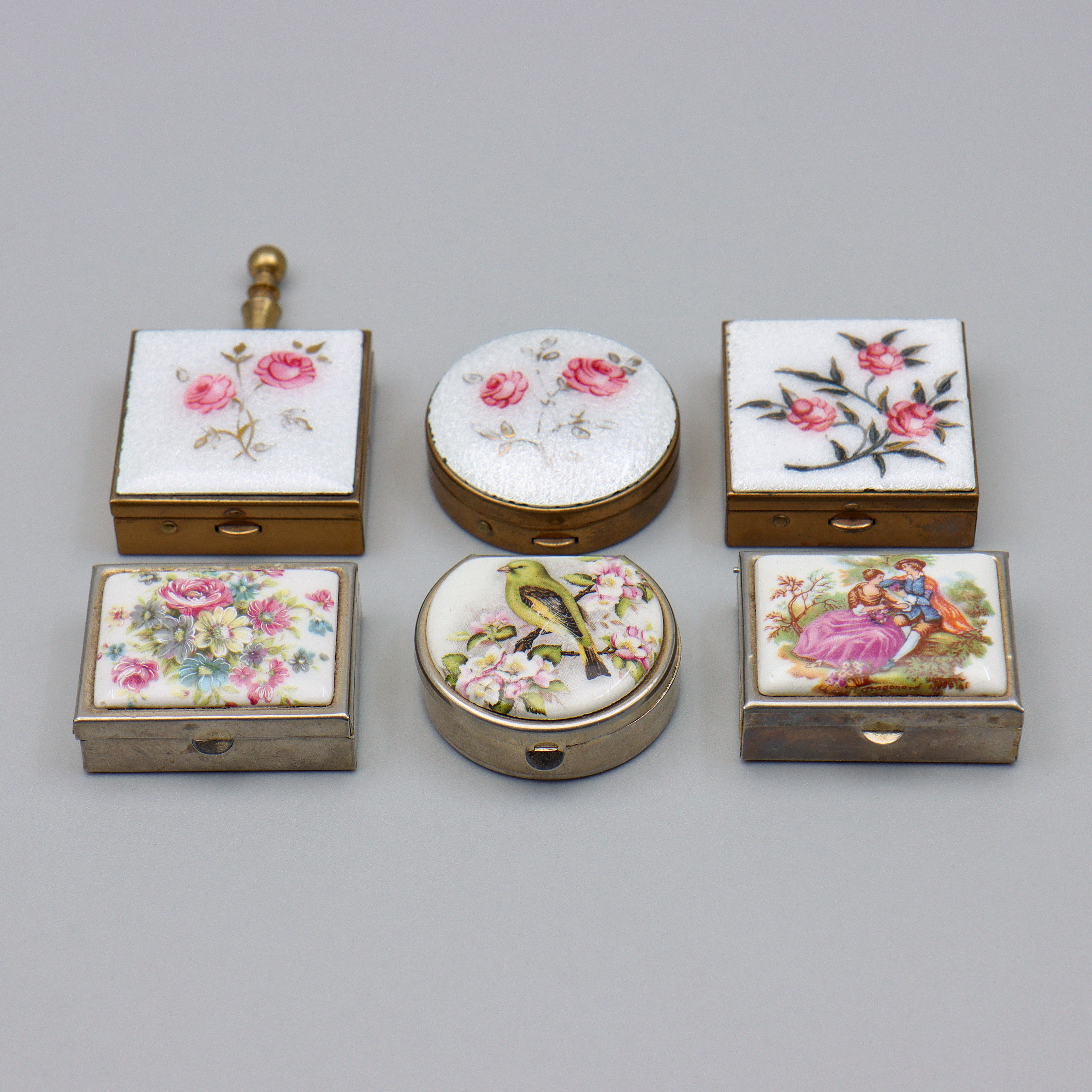 LOCKDOSOR, 6 ST, BLOMSTERMOTIV.