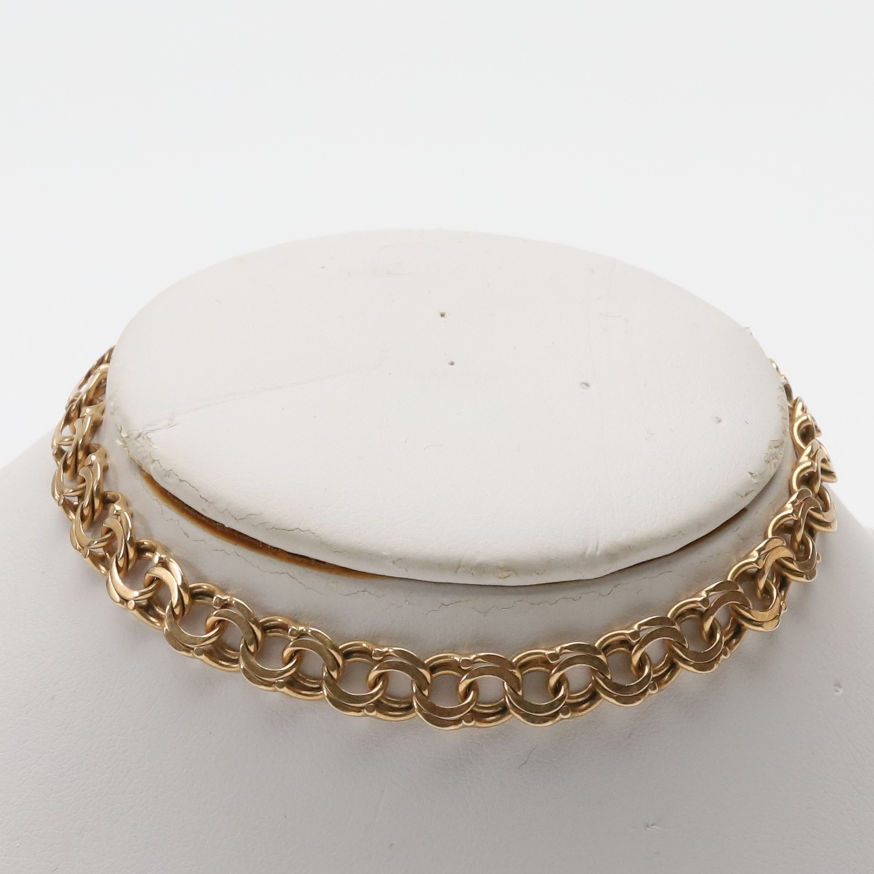 ARMLÄNK, Bismark, 18 k guld, 11,38 gram.