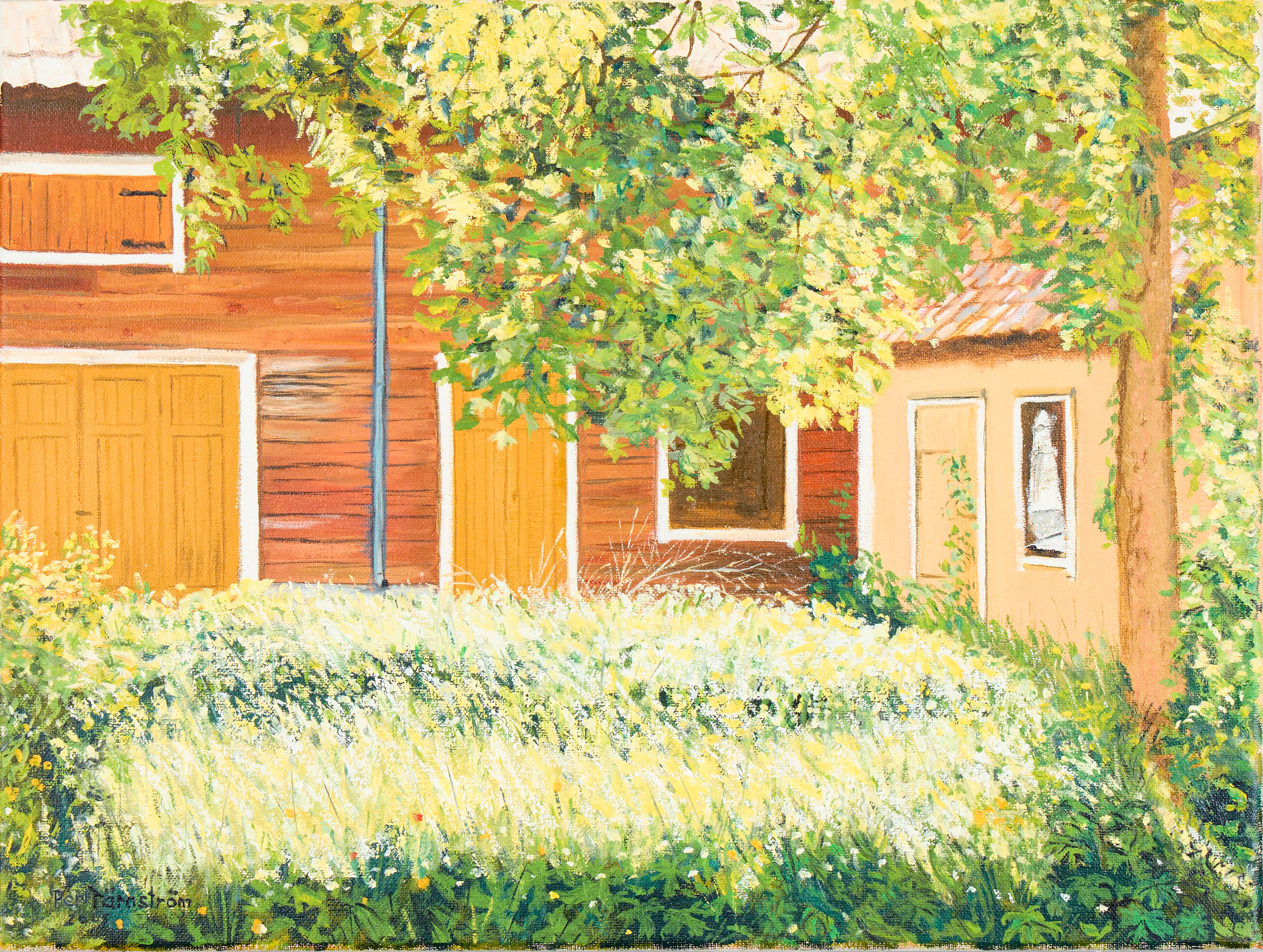PER TÄRNSTRÖM. "Bakgård i Östhammar".