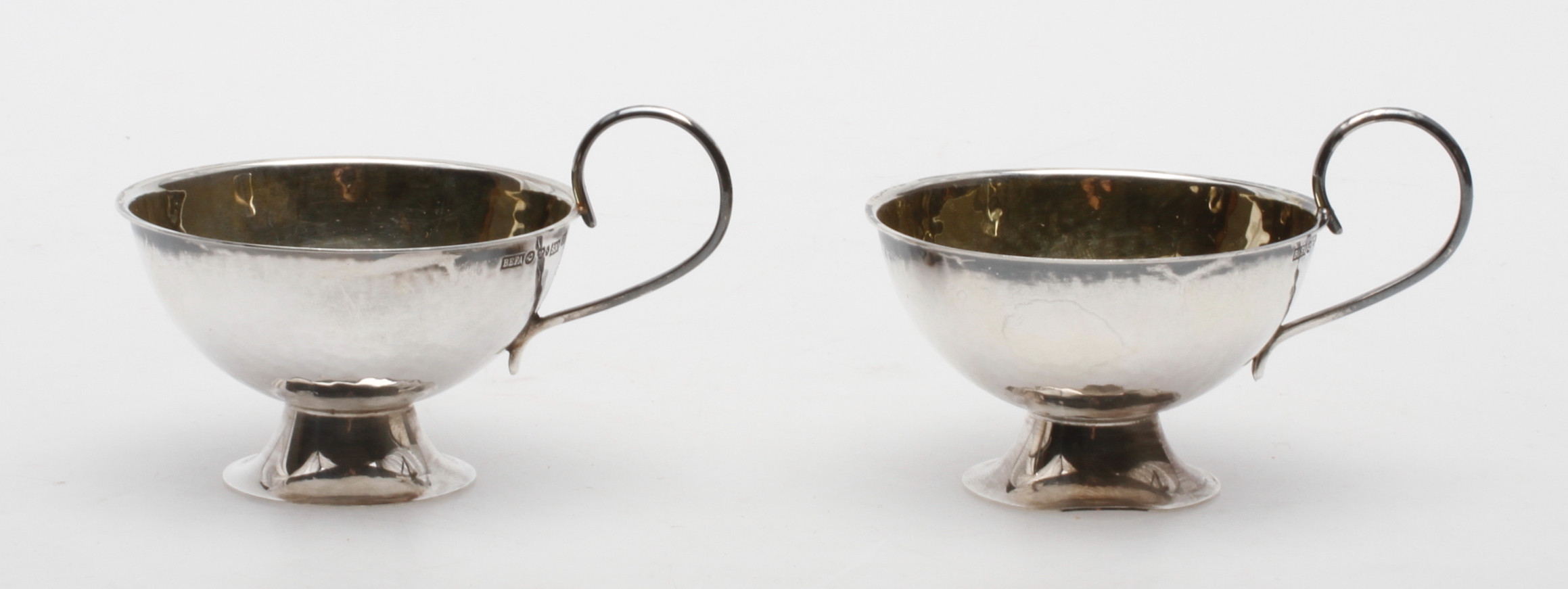 PUNSCHKOPPAR, 2st, silver, BEFA, Göteborg, Vikt ca 66 gram.