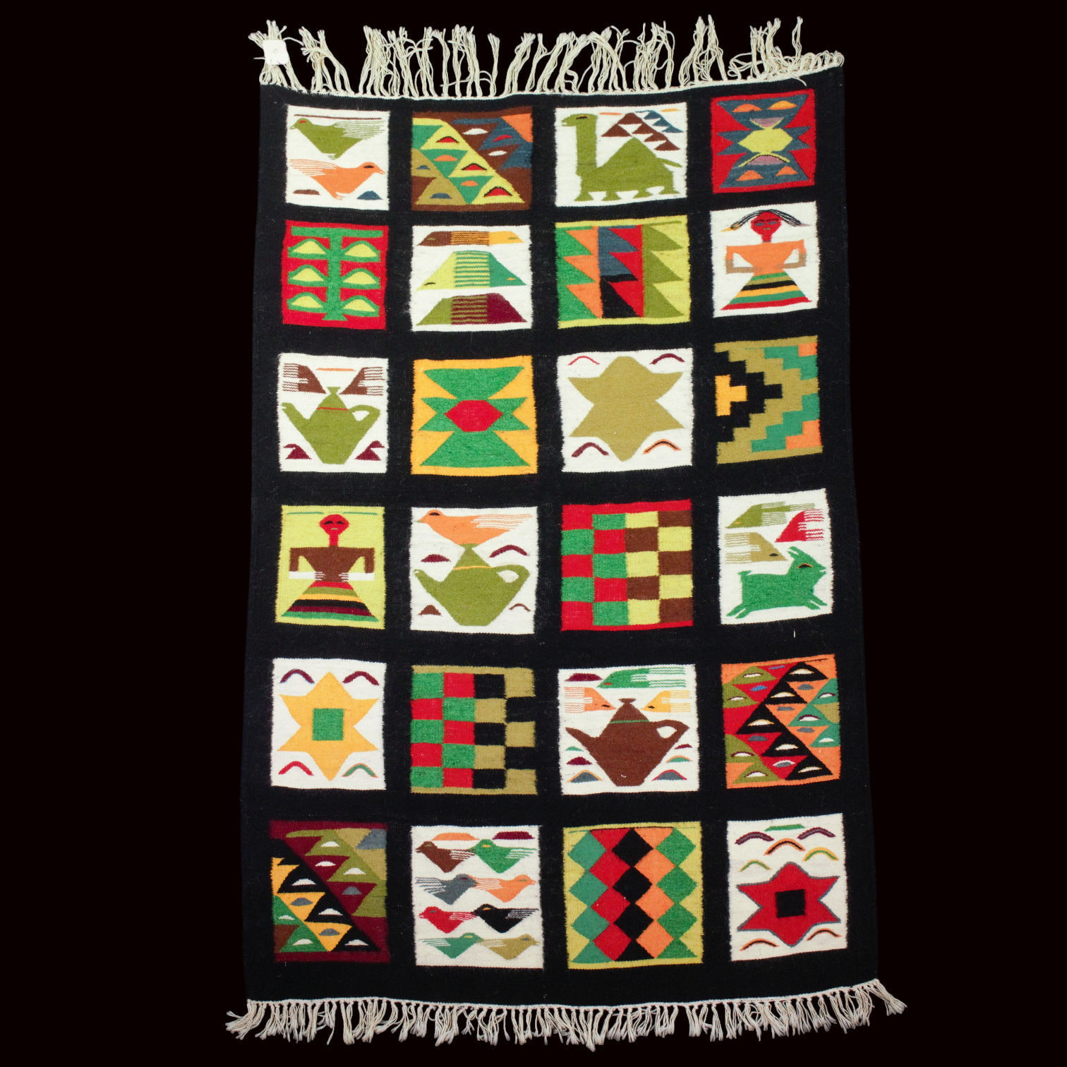 VÄVNAD, ca 143 x 91 cm, ull, troligen Tunisien, 1900-tal.