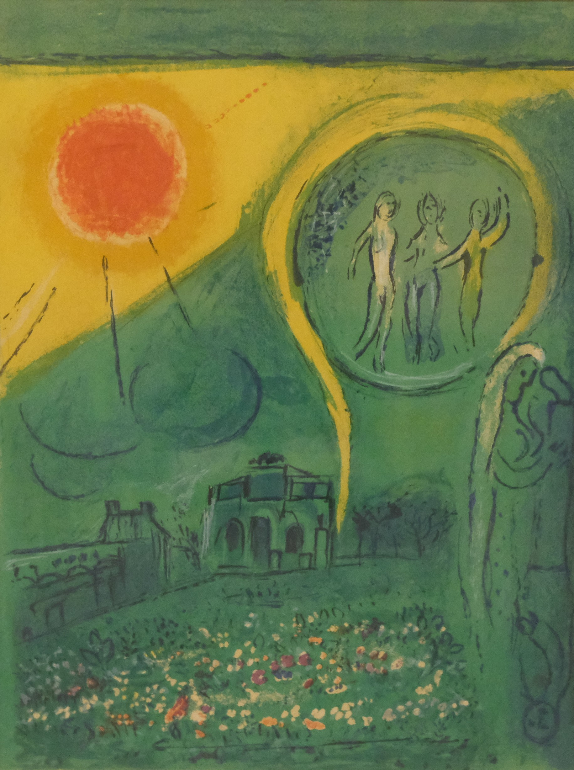 MARC CHAGALL. EFTER, LITOGRAFI.