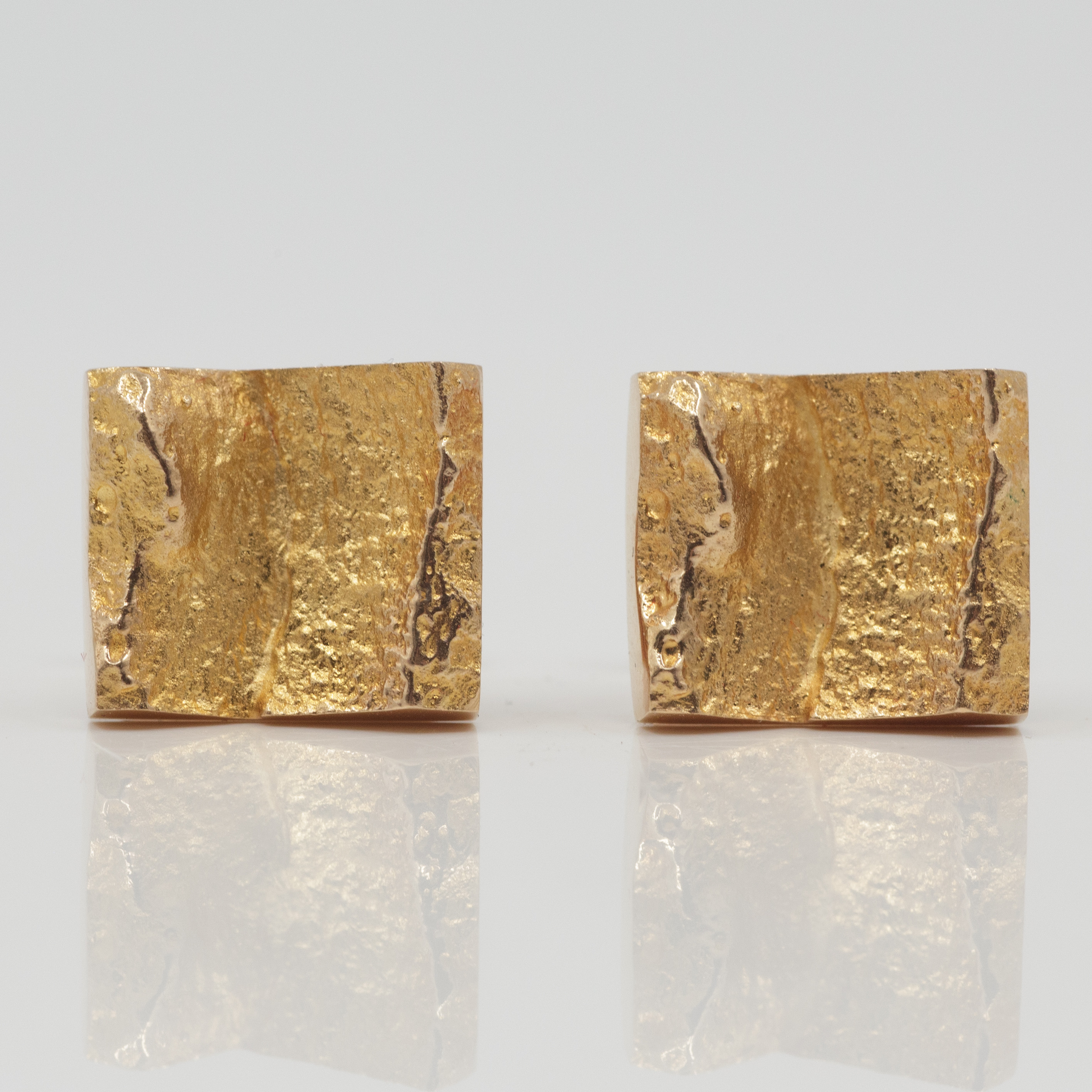 BJÖRN WECKSTRÖM. MANSCHETTKNAPPAR, LAPPONIA, 14K GULD (585) A8 (1978).