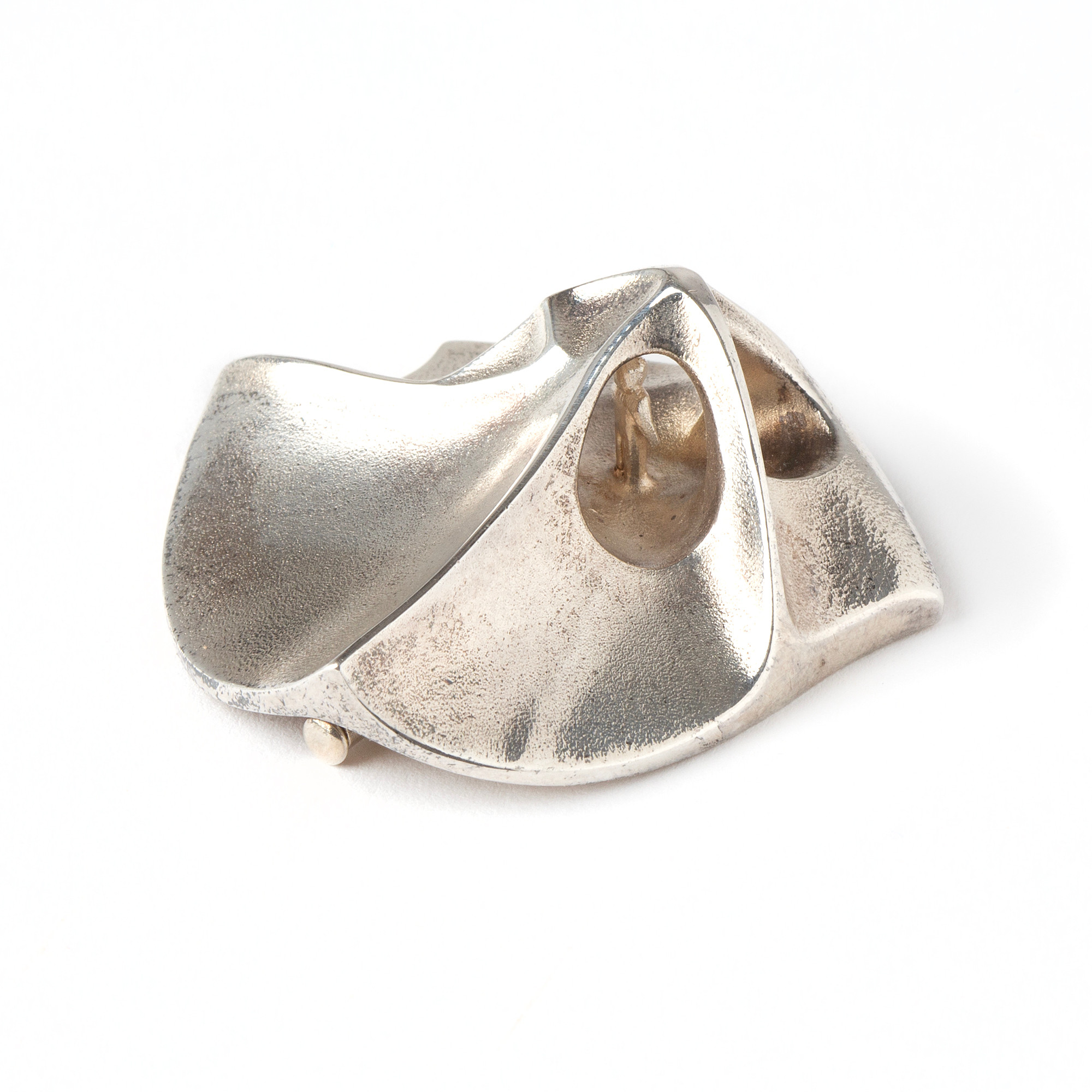 BJÖRN WECKSTRÖM, brosch, "Labyrint", sterlingsilver, Lapponia, 1979.